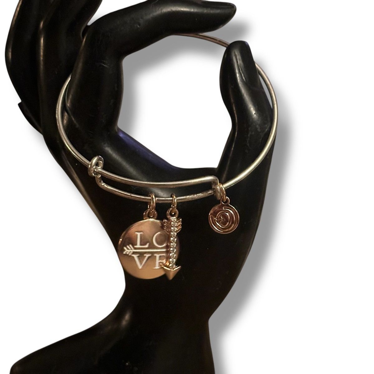 Other Love this Life two tone adjustable bangle Love bracelet Size ONE SIZE - 4 Thumbnail