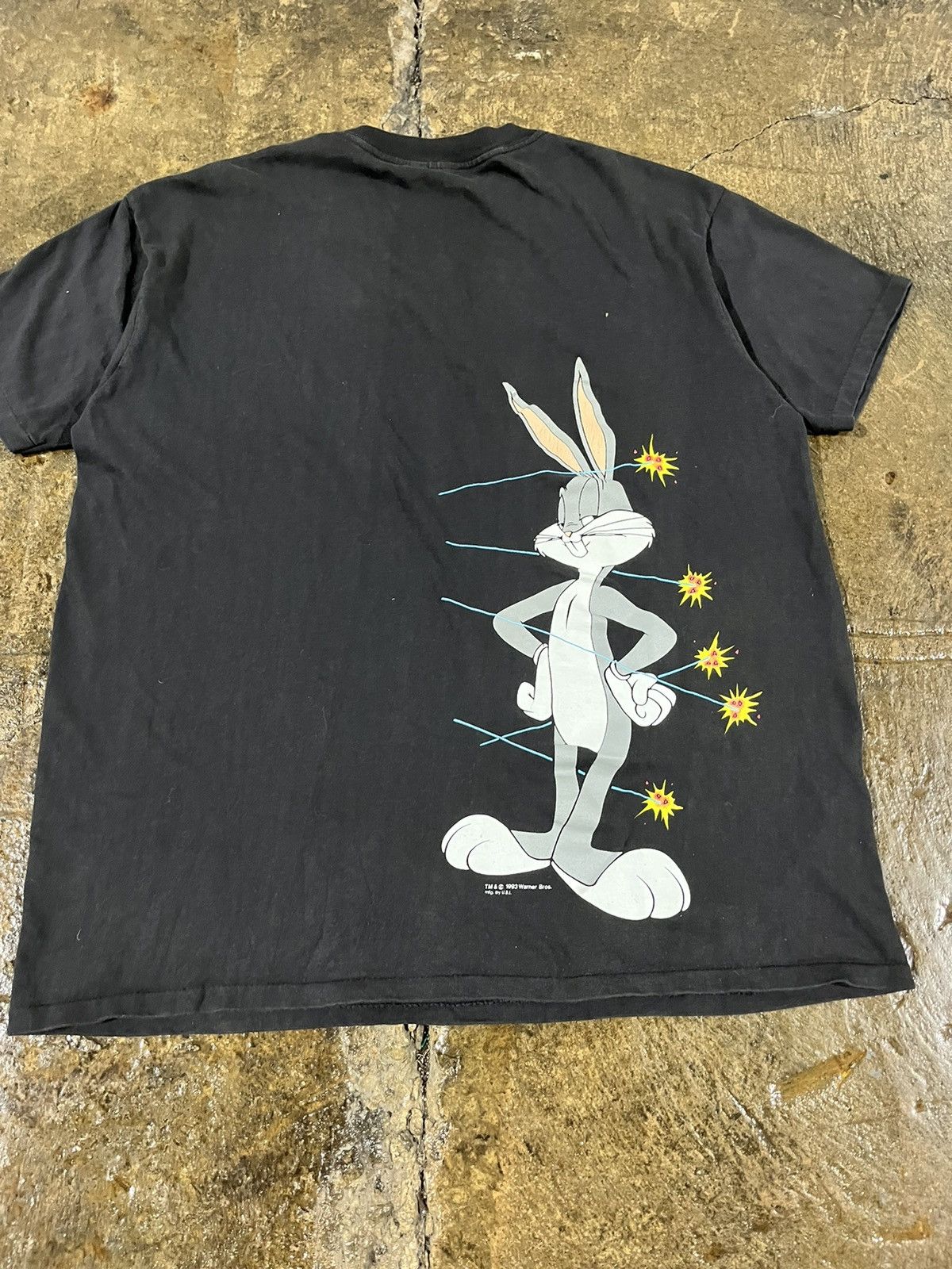 Cartoon Network × Vintage Crazy Vintage 90s Bugs Bunny Yosemite Sam Looney Tunes Tee Size US XL / EU 56 / 4 - 8 Thumbnail