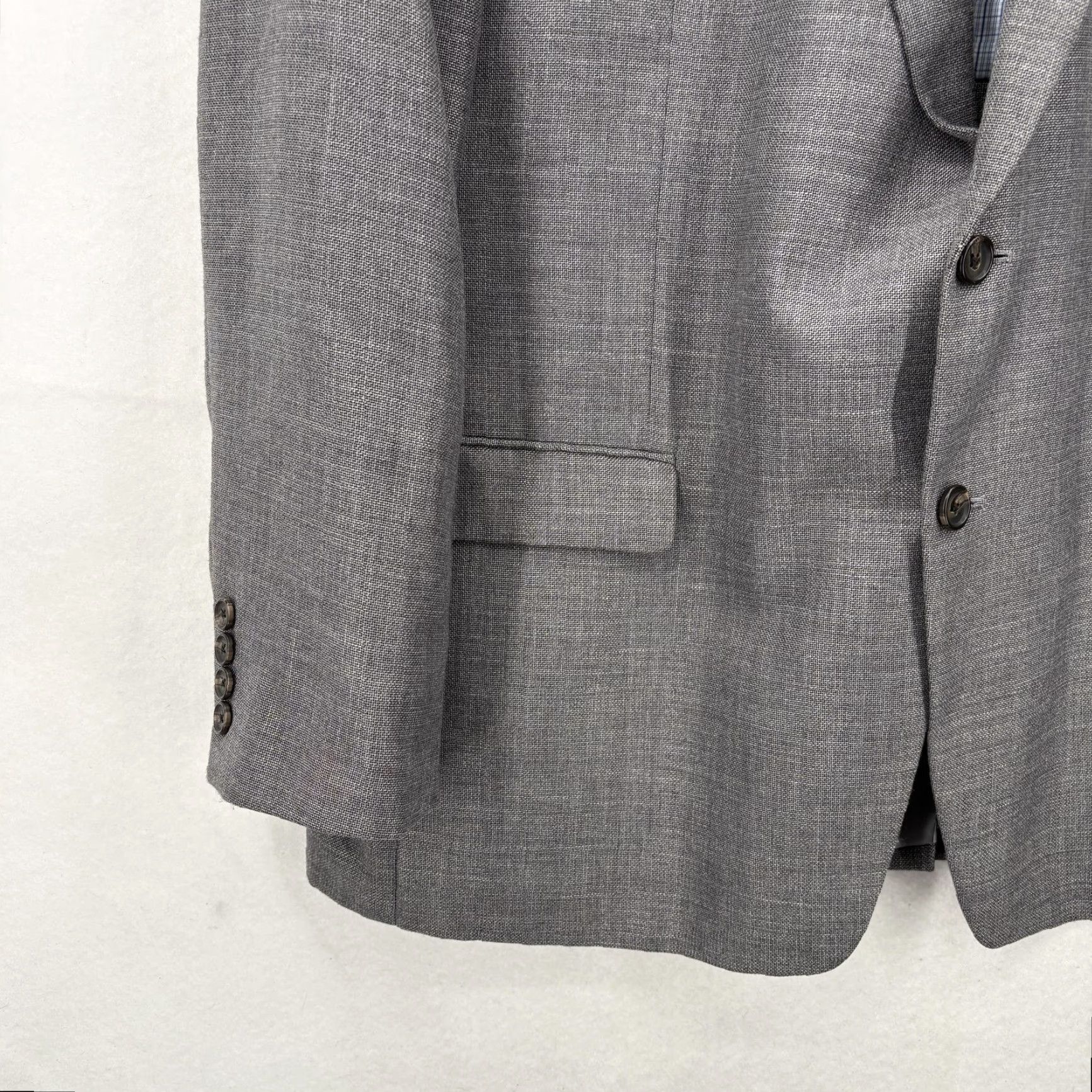 Ralph Lauren Lauren Ralph Lauren Blazer Mens 48R Gray Two Button Sport Coat Classic Size 48R - 3 Thumbnail