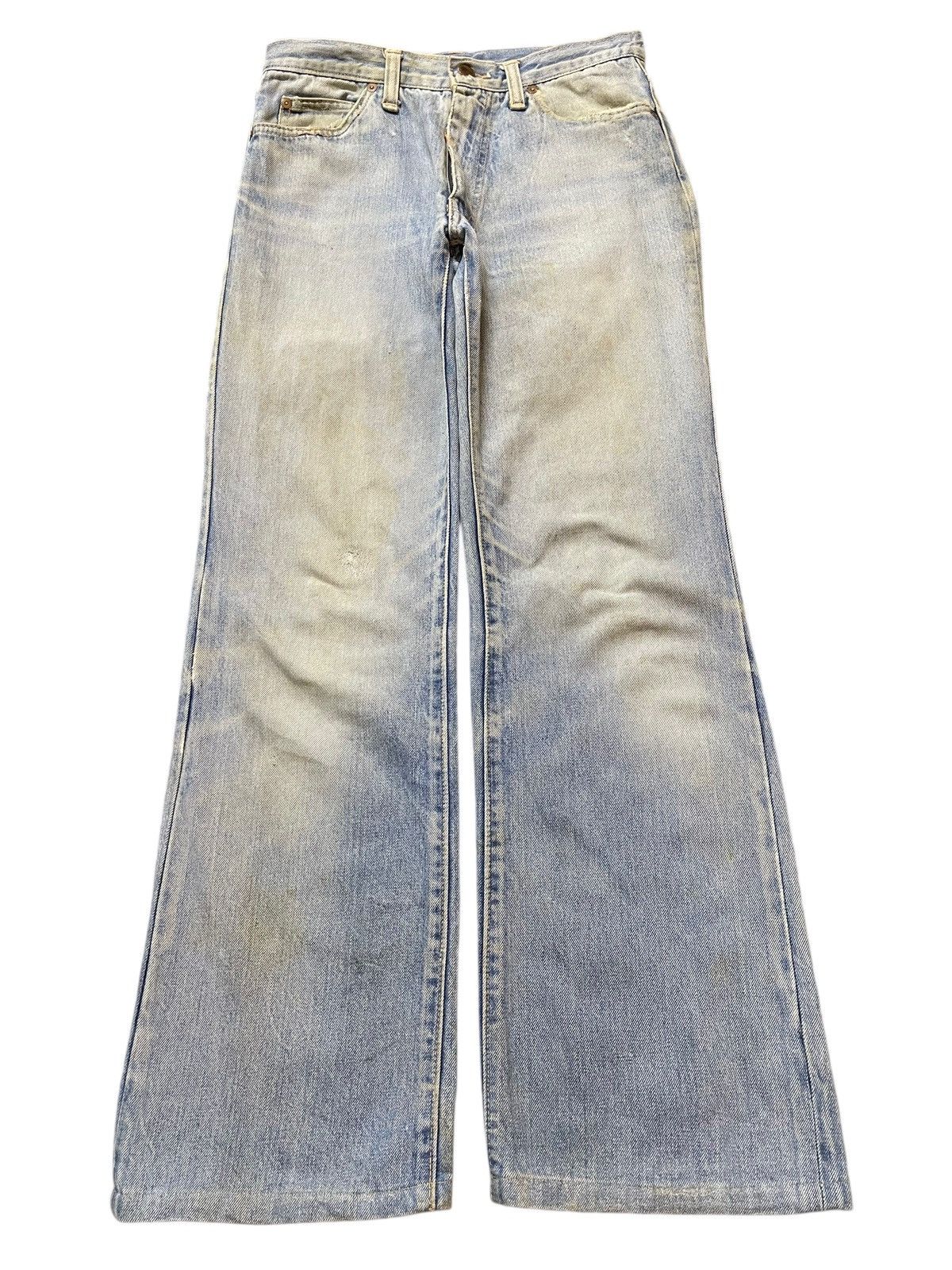 KMRii Vintage Japanese Brand Mud Wash Style Wide Leg Jeans Size US 28 / EU 44 - 1 Thumbnail