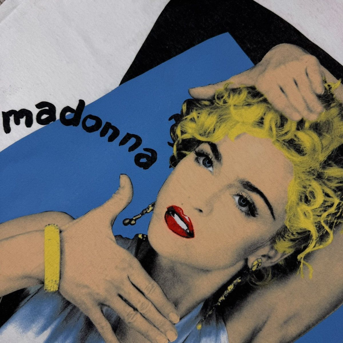 Band Tees Vintage 90s Madonna Blond Ambition Tour T-shirt Size US L / EU 52-54 / 3 - 7 Thumbnail