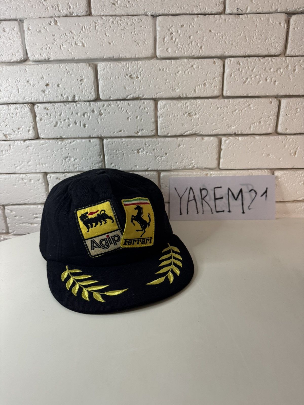 Ferrari Ferrari Agip vintage cap hat Size ONE SIZE - 1 Thumbnail
