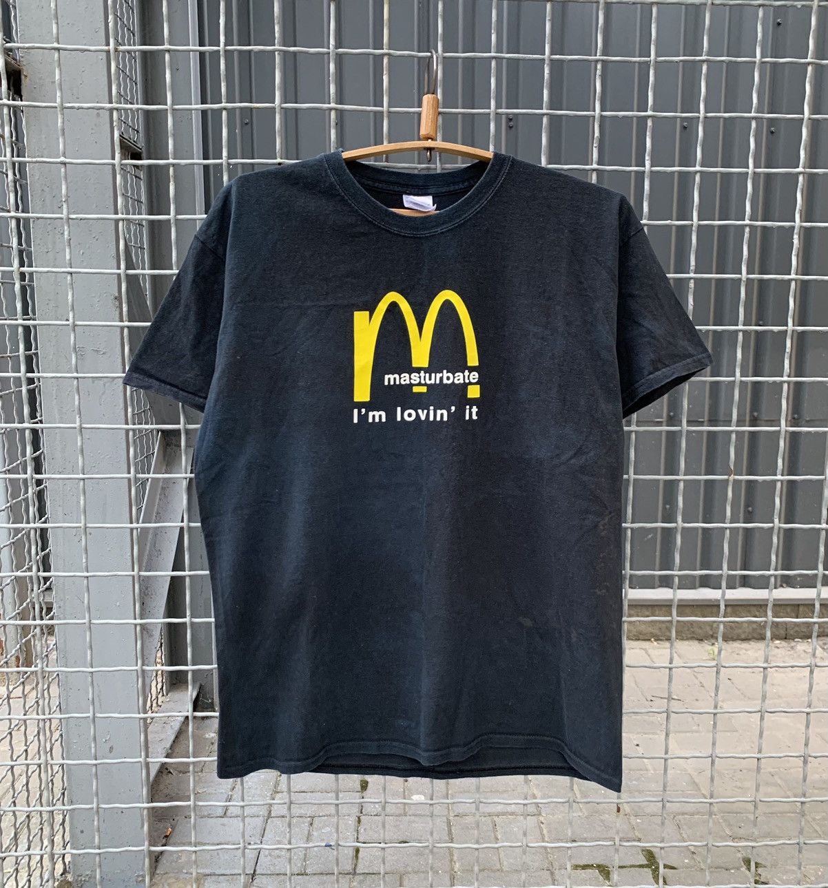 Vintage Vintage Masturbate I’m Lovin It Porn Sex Humor Tee Y2K Size US XL / EU 56 / 4 - 1 Thumbnail