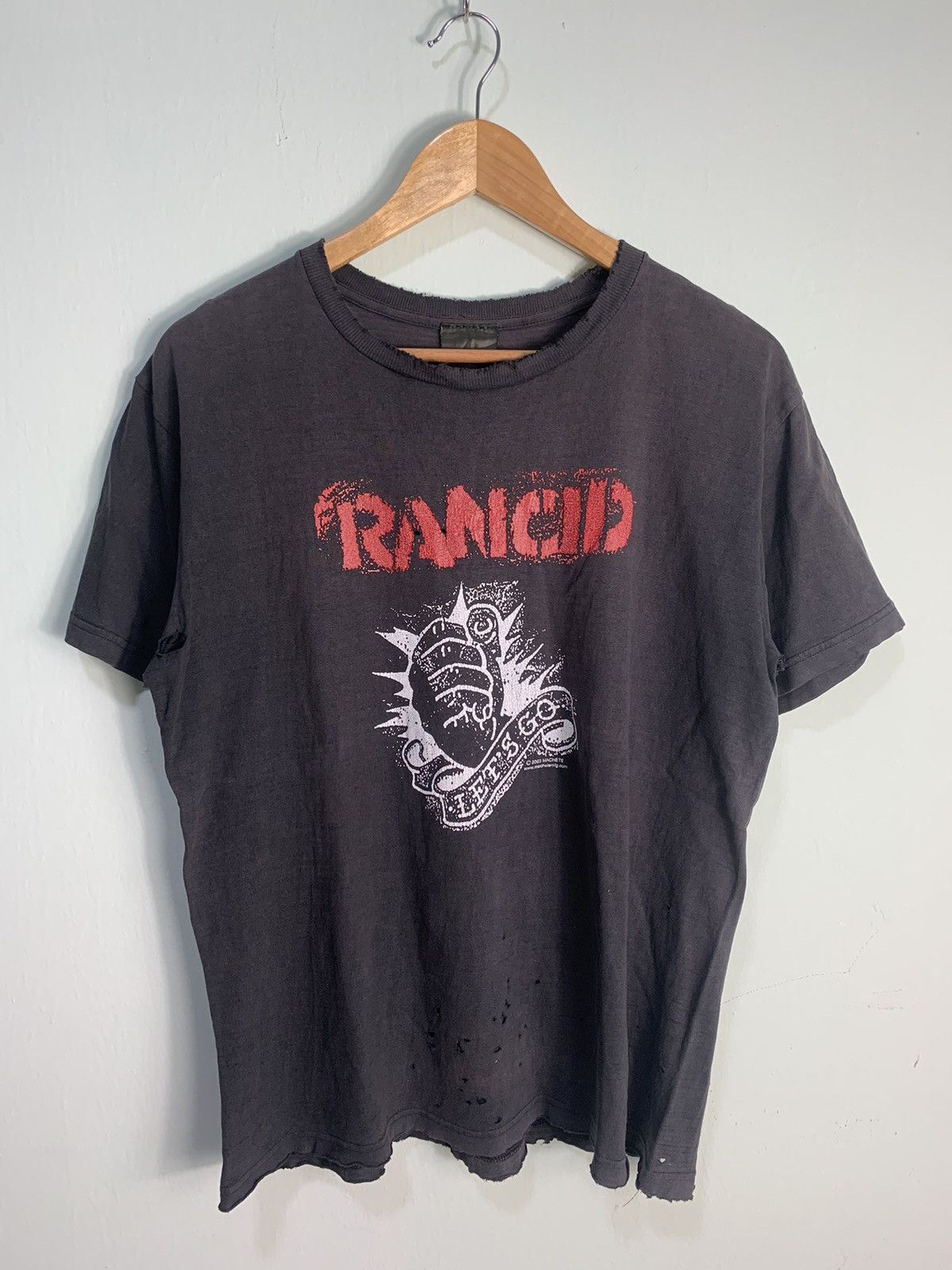 Distressed Rancid vintage tee