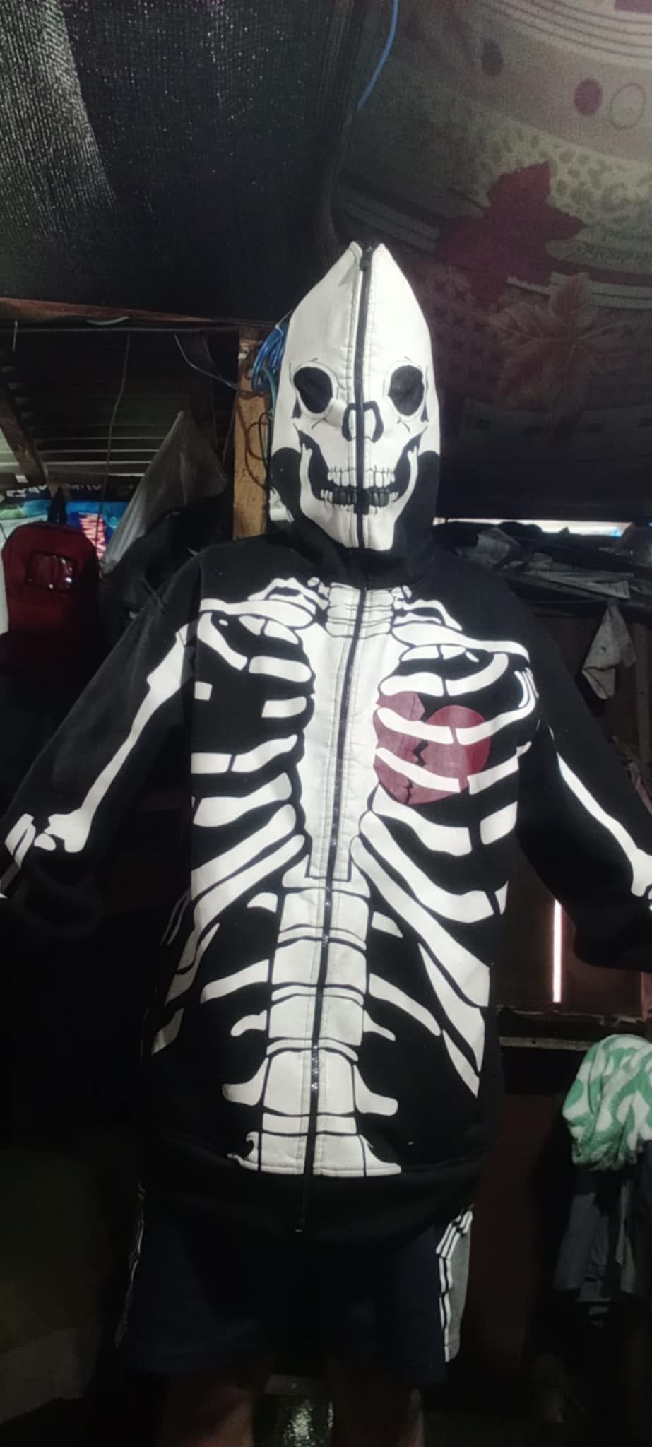 Other Mecca Jeans Vintage Y2k Skeletal Hoodie Size US L / EU 52-54 / 3 - 6 Thumbnail