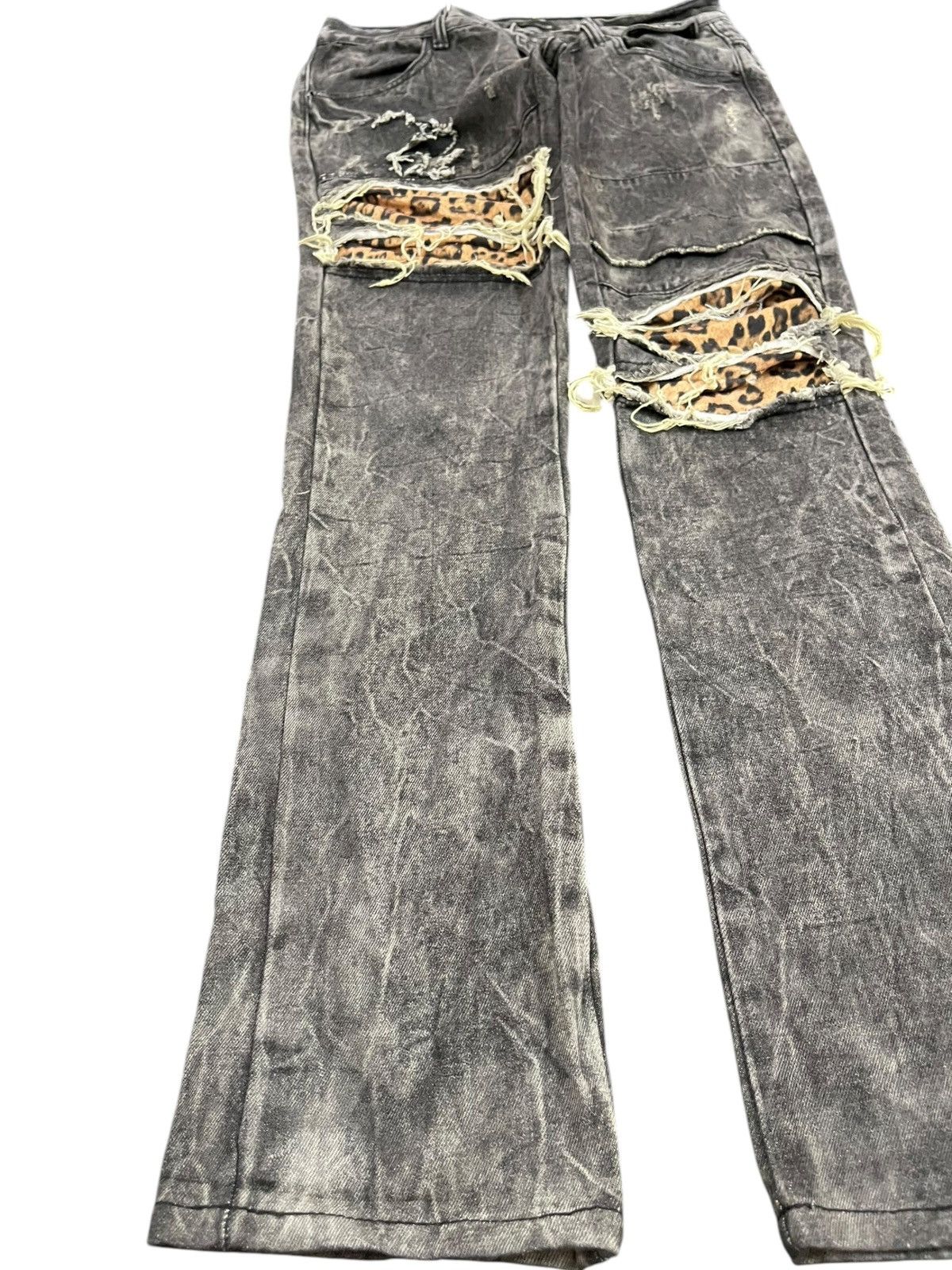 Japanese Brand × Vintage Vintage Rubik Ripped Tiger Patches Denim Size US 31 - 3 Thumbnail