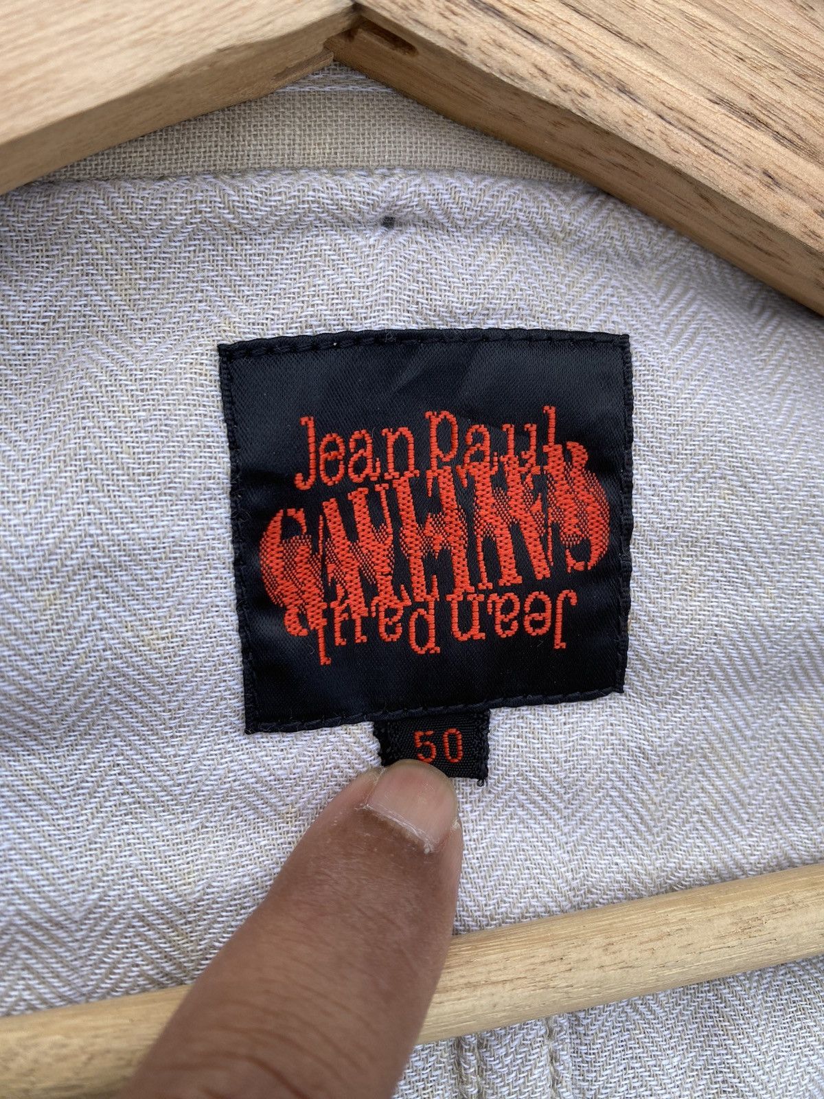 Jean Paul Gaultier Rare Vintage Jean Paul Gaultier JPG Stripes Cotton Jacket Size US M / EU 48-50 / 2 - 10 Thumbnail