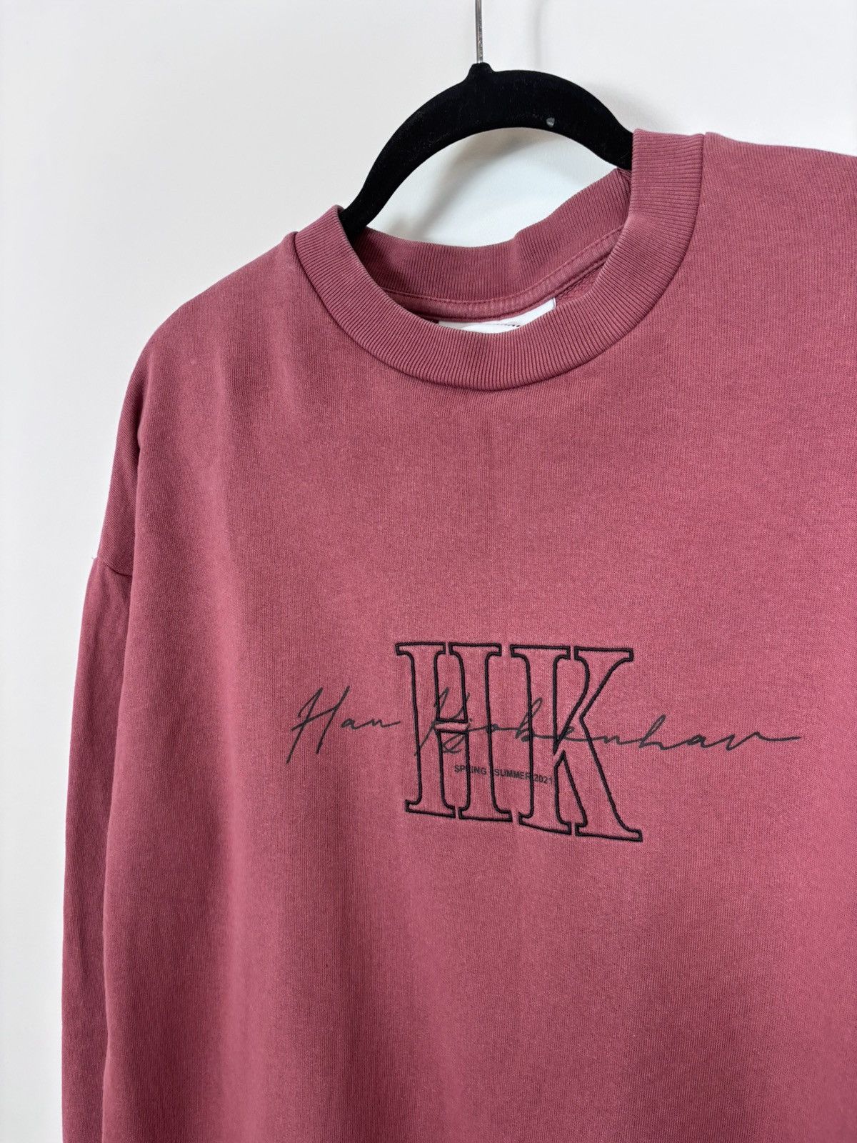 Han Kjobenhavn Han Kjobenhavn Men’s SS21 Big Embroidered Logo Sweatshirt Size US M / EU 48-50 / 2 - 3 Thumbnail