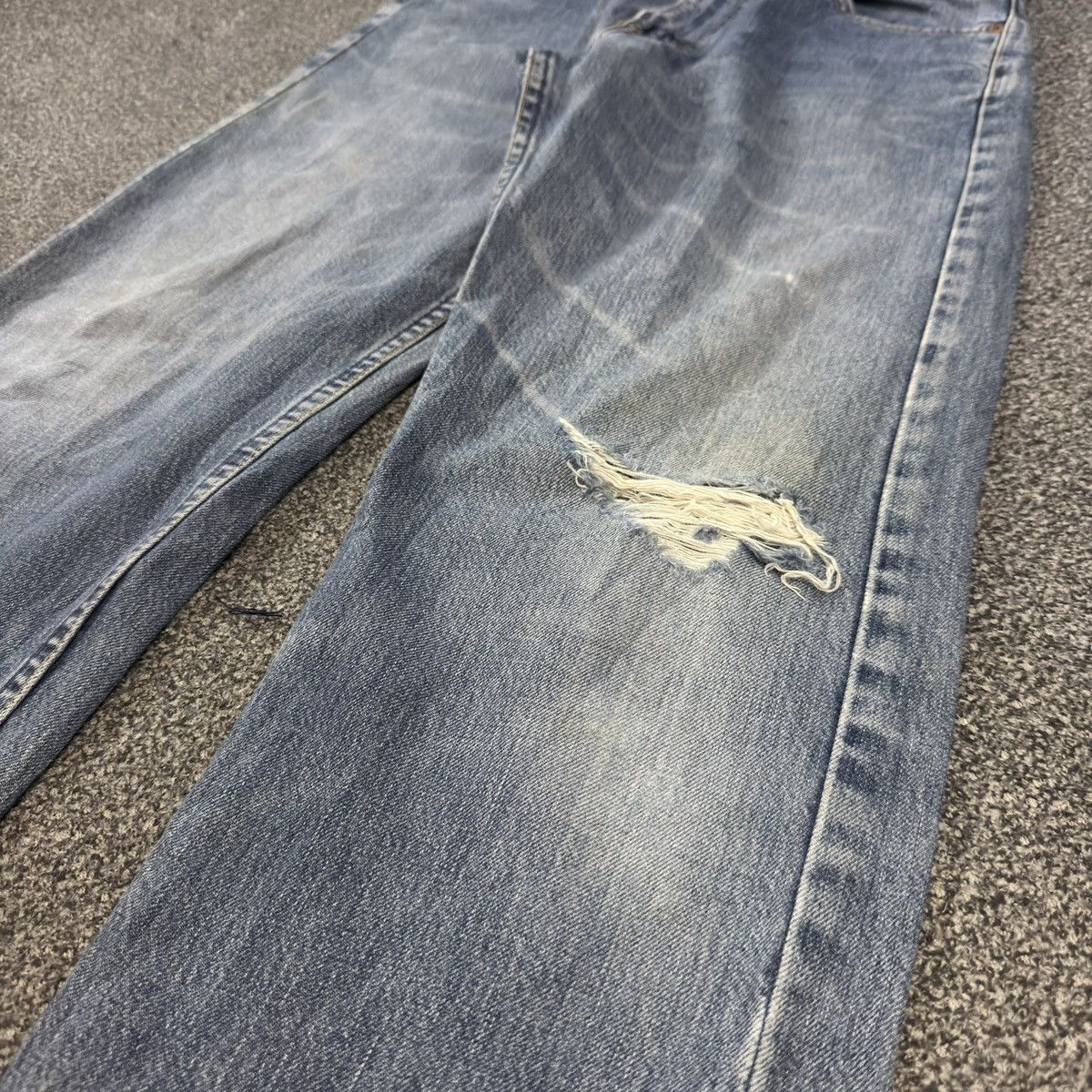 Engineered Garments × Levi's 🇺🇸 Vintage 1997 Levis 519 Faded Aging Denim Made In Usa W31 Size US 31 - 5 Thumbnail