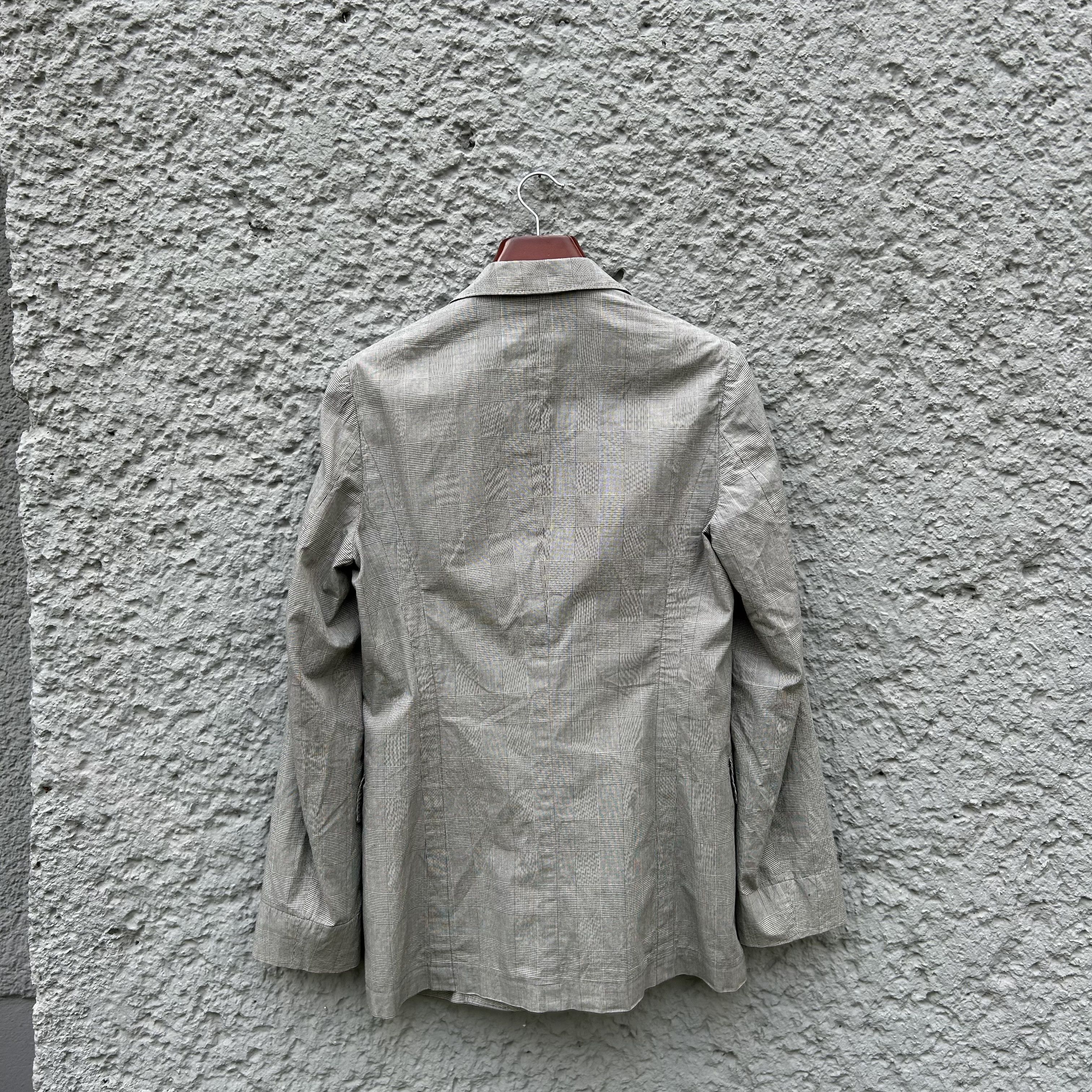 Dries Van Noten Dries van Noten Grey Unlined Blazer Jacket Top Size 50R - 2 Thumbnail
