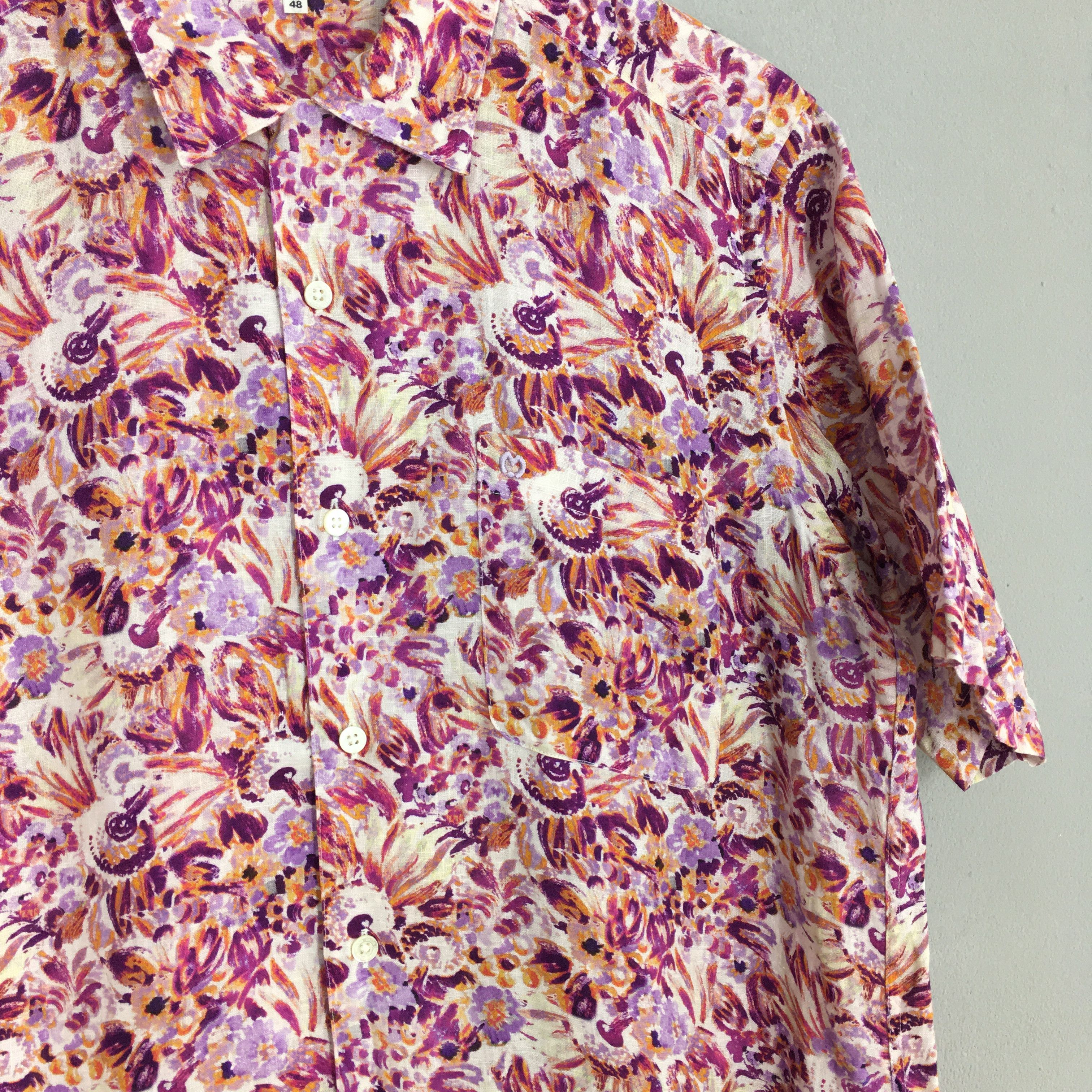 Mila Schon Vintage Mila Schon Hawaiian Aloha Tropical Cotton Shirt Size US M / EU 48-50 / 2 - 4 Thumbnail