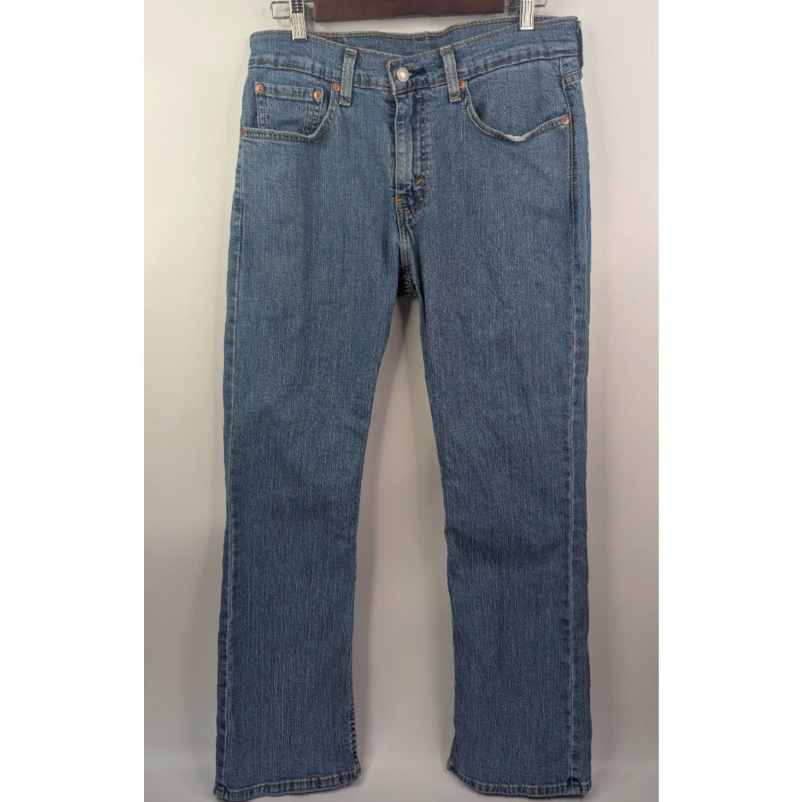 Levi's Levi's 527 Jeans Men’s 32x32 Blue Denim Slim Bootcut Western Cowboy Work Wear Jeans Bathrobe? Size US 32 / EU 48 - 3 Thumbnail