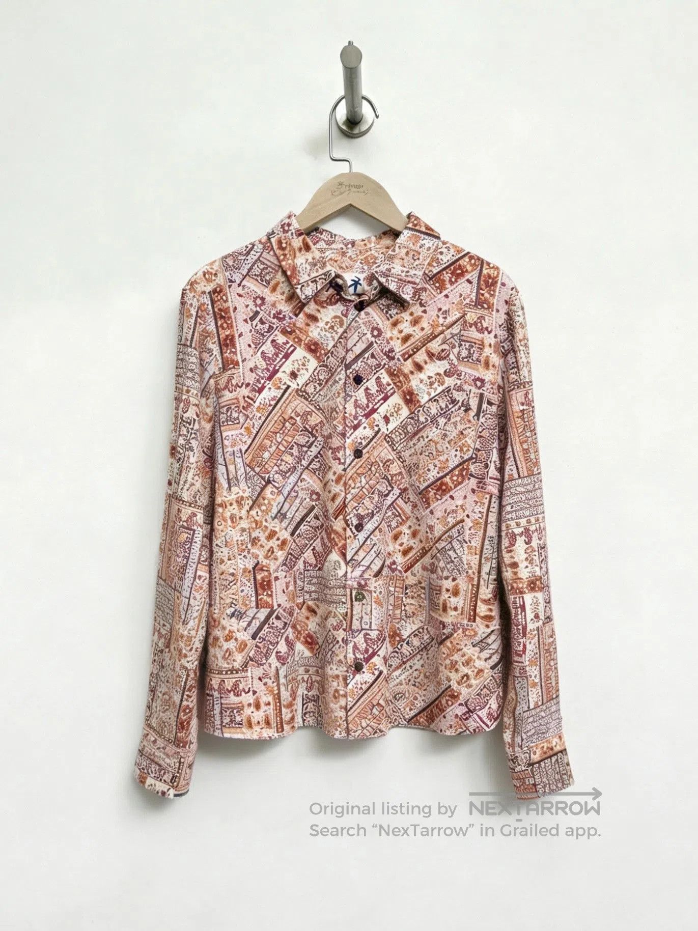 Issey Miyake Issey Miyake 1980's Floral Shirt. Size M / US 6-8 / IT 42-44 - 1 Thumbnail