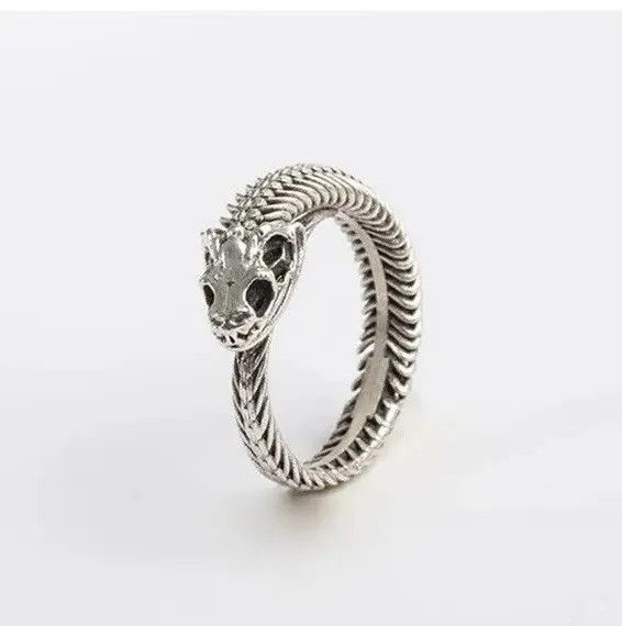 Japanese Brand Mizuki x Miho Adjustable Snake Skeleton Shape Ring Size ONE SIZE - 7 Thumbnail