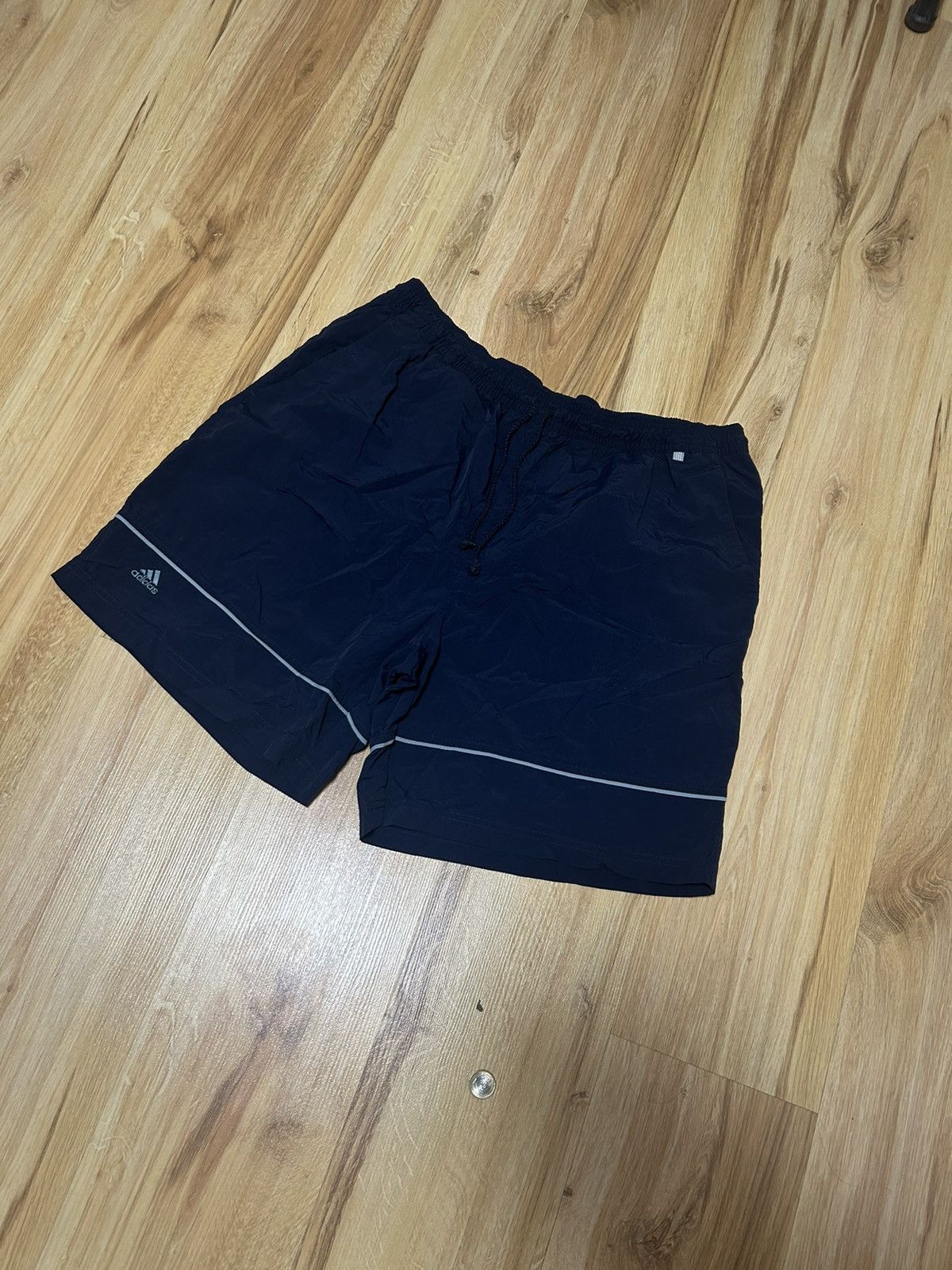 Adidas × Lacoste × Nike Vintage 90s adidas nylon shorts Size US 38 / EU 54 - 1 Thumbnail