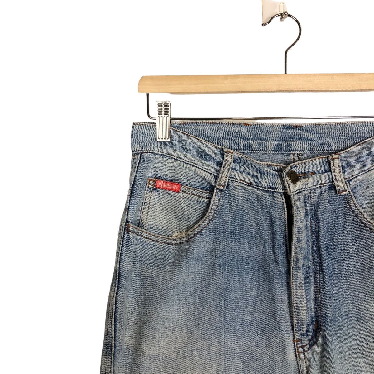 Japanese Brand VINTAGE MAGNETI MARELLI MILANO FERRARI JEANS DENIM Size US 28 / EU 44 - 5 Thumbnail
