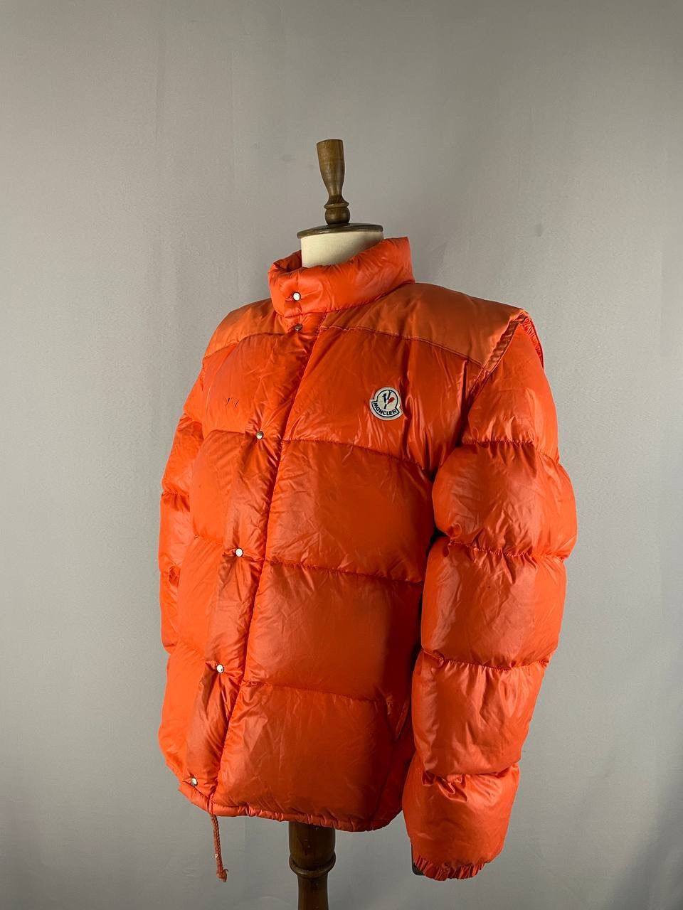 Moncler Moncler Down Jacket Vintage Orange Grenoble Size US XL / EU 56 / 4 - 1 Thumbnail