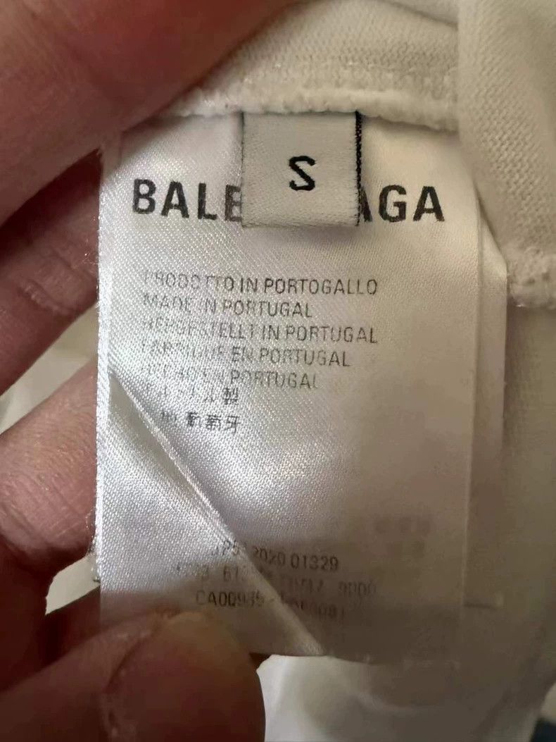 Balenciaga Balenciaga Portrait Short Sleeve White Size US S / EU 44-46 / 1 - 4 Thumbnail