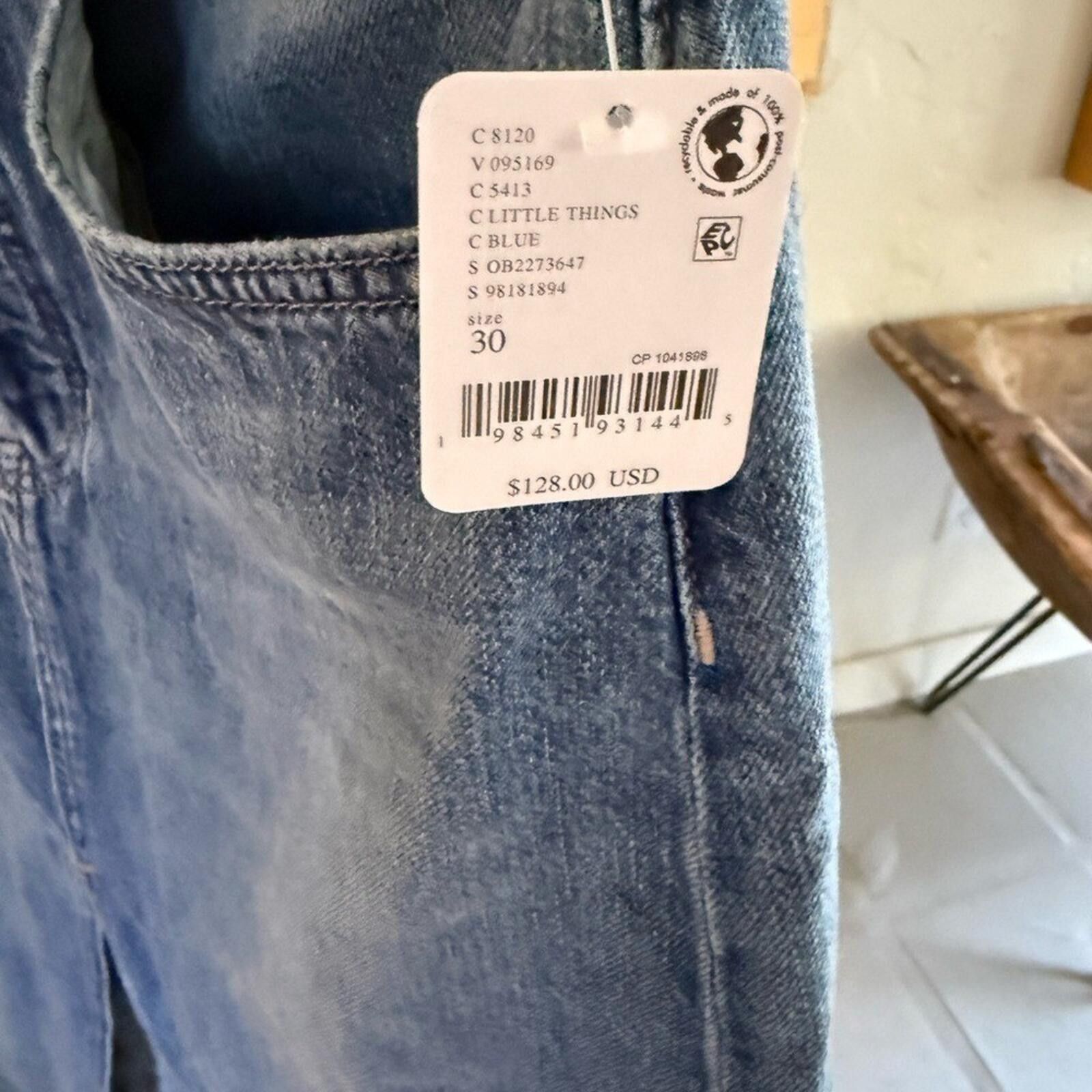Free People Free People $128 We The Free Maxi Denim Skirt Size 30 NWT Size 30" / US 8 / IT 44 - 4 Thumbnail