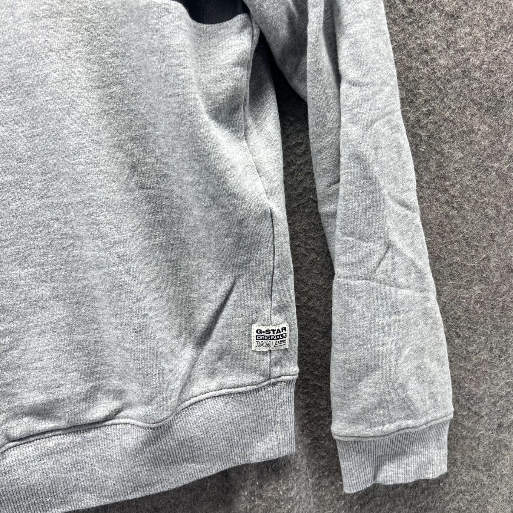 Vintage G STAR RAW Sweatshirt Womens XS Gray Crewneck RAW Logo Pullover Jumper Top Size XS / US 0-2 / IT 36-38 - 6 Thumbnail