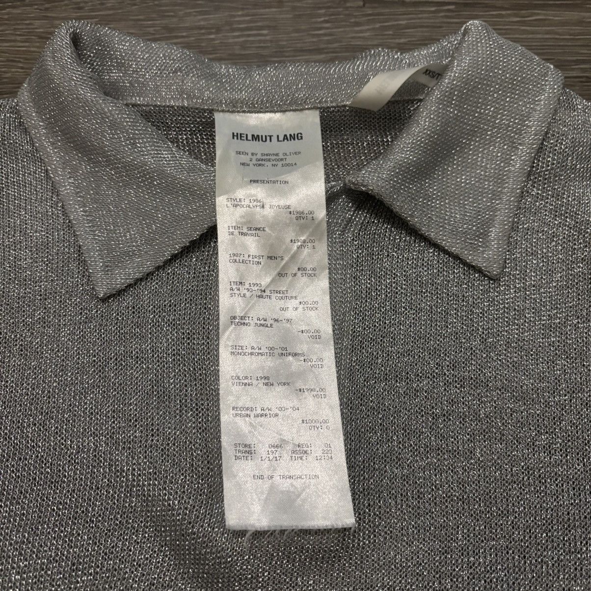 Helmut Lang Helmut Lang Shayne Oliver Chainmail Bondage Polo Shirt Size US S / EU 44-46 / 1 - 3 Thumbnail