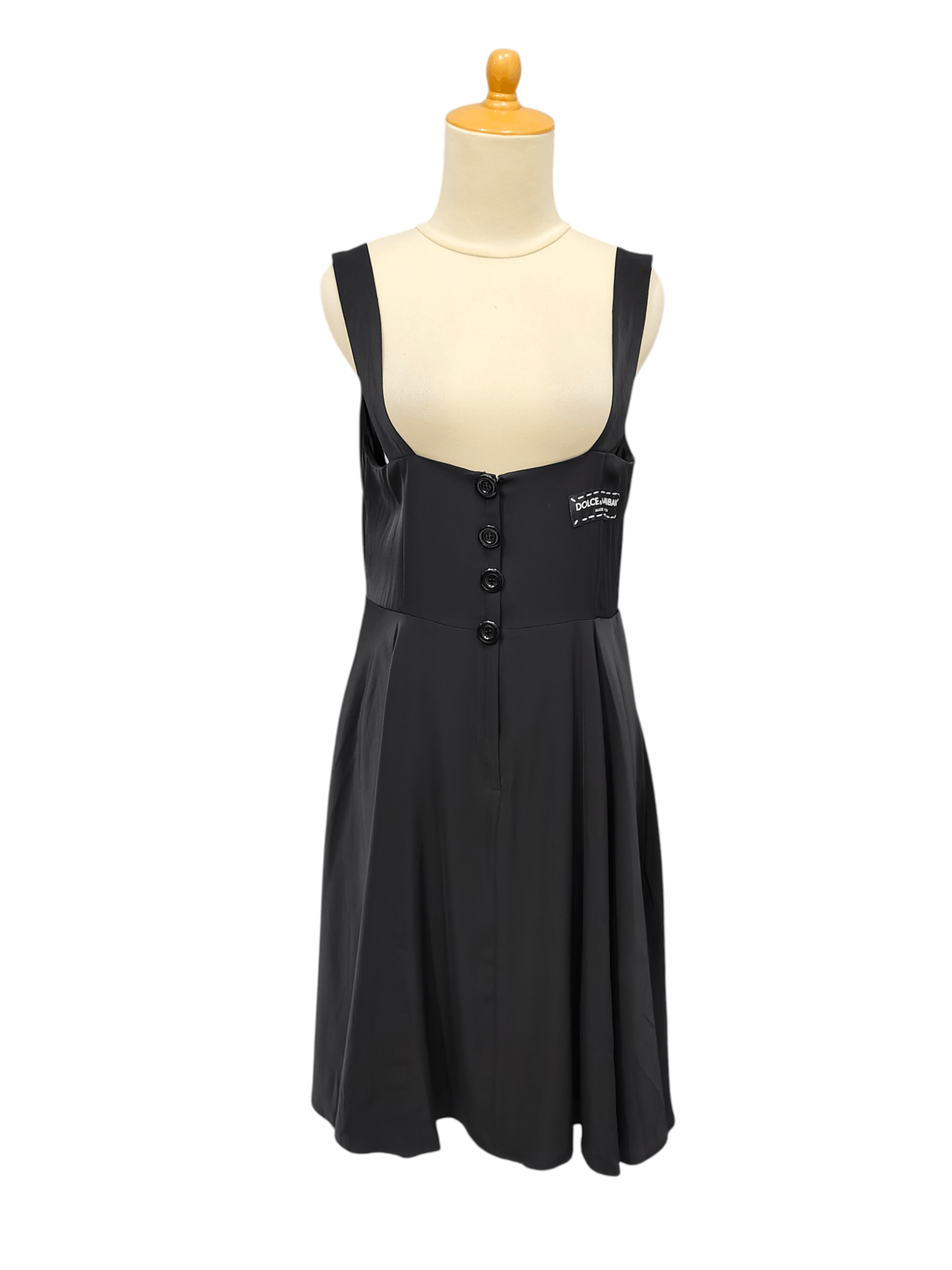 Dolce & Gabbana D&G ❤️‍🔥Archive Y2K Suspender Corset Bodice Pleated Dress Size L / US 10 / IT 46 - 1 Thumbnail