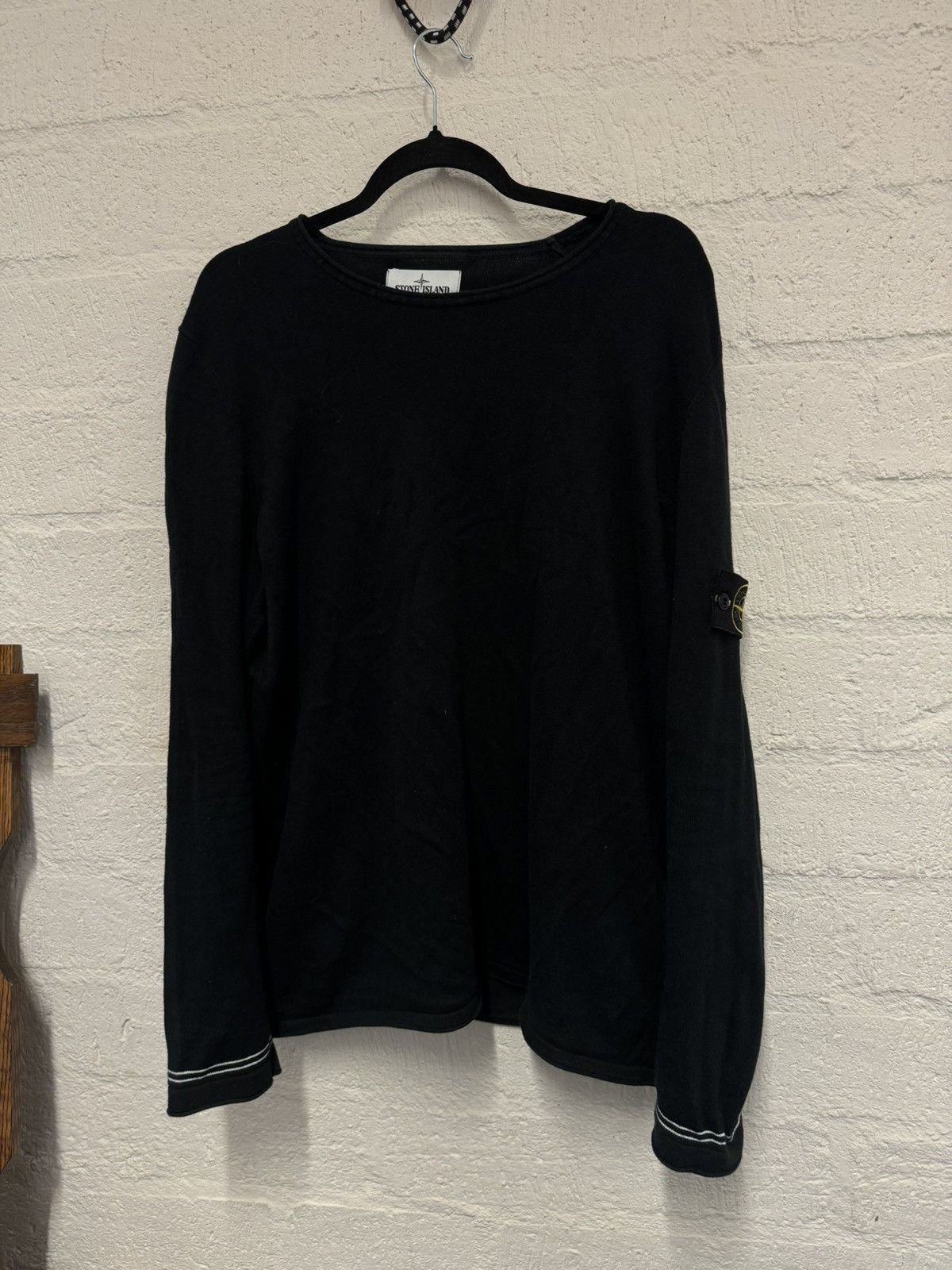 image of Stone Island Sweatshirt in Black, Men's (Size XL)