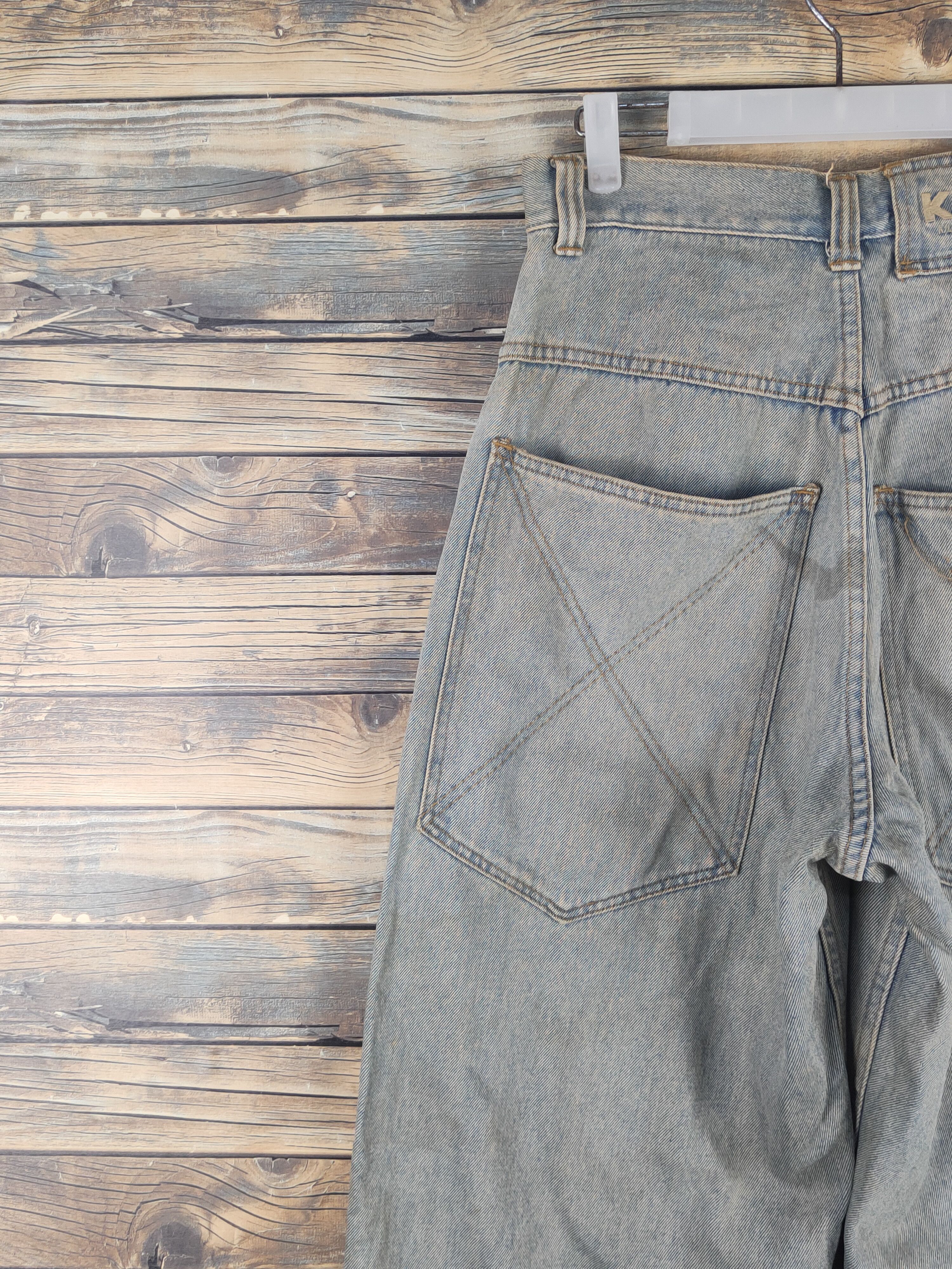 Japanese Brand K.S.B.B Light Blue Faded Distressed Ripped Jeans #W1612 Size US 30 / EU 46 - 9 Thumbnail