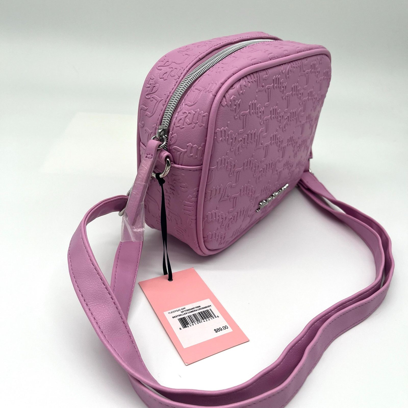 Juicy Couture JUICY COUTURE NWT Pink Embossed Crossbody Bag Size ONE SIZE - 6 Thumbnail