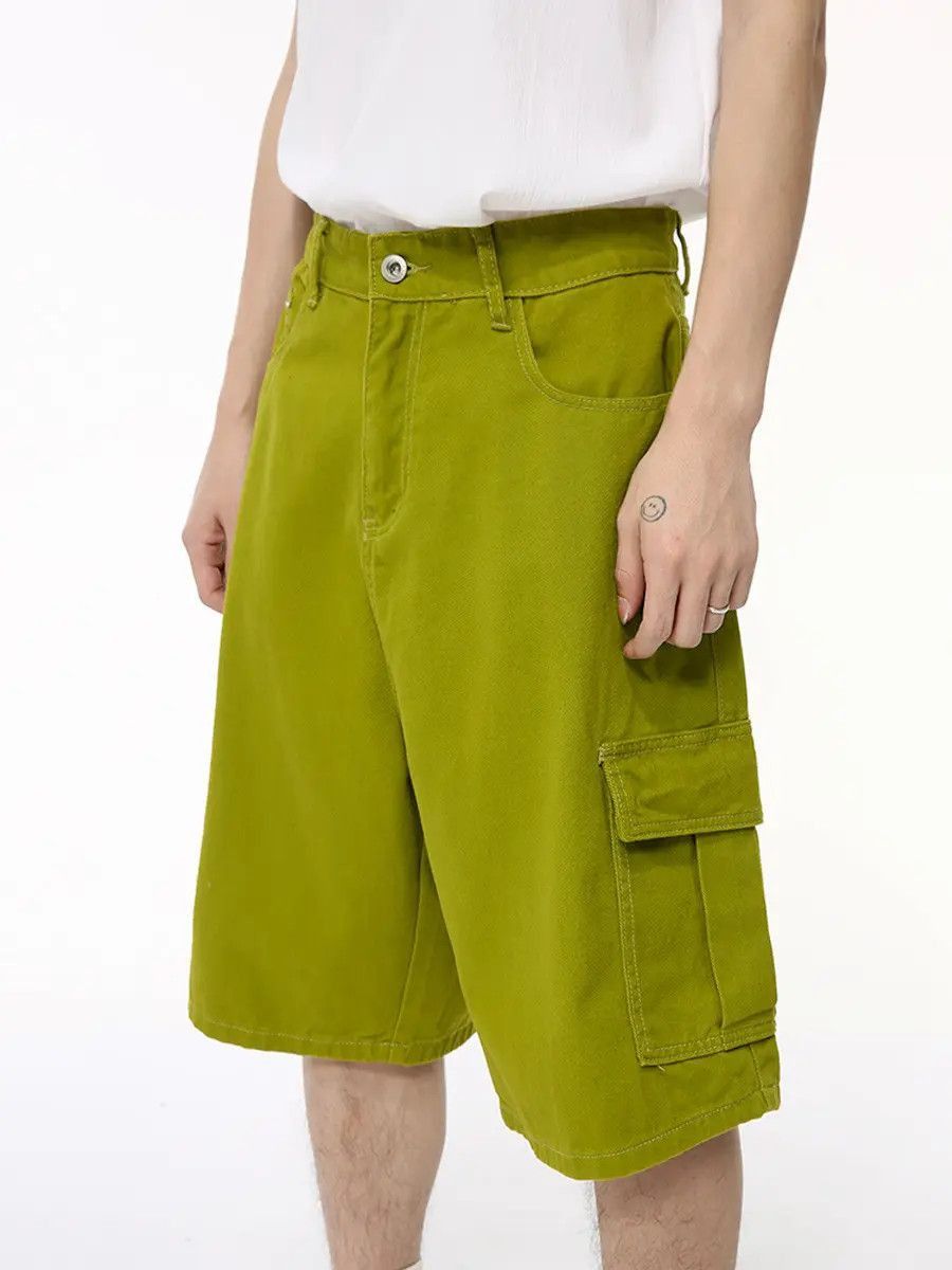 Japanese Brand Retro loose high street denim shorts Size US 32 / EU 48 - 5 Thumbnail