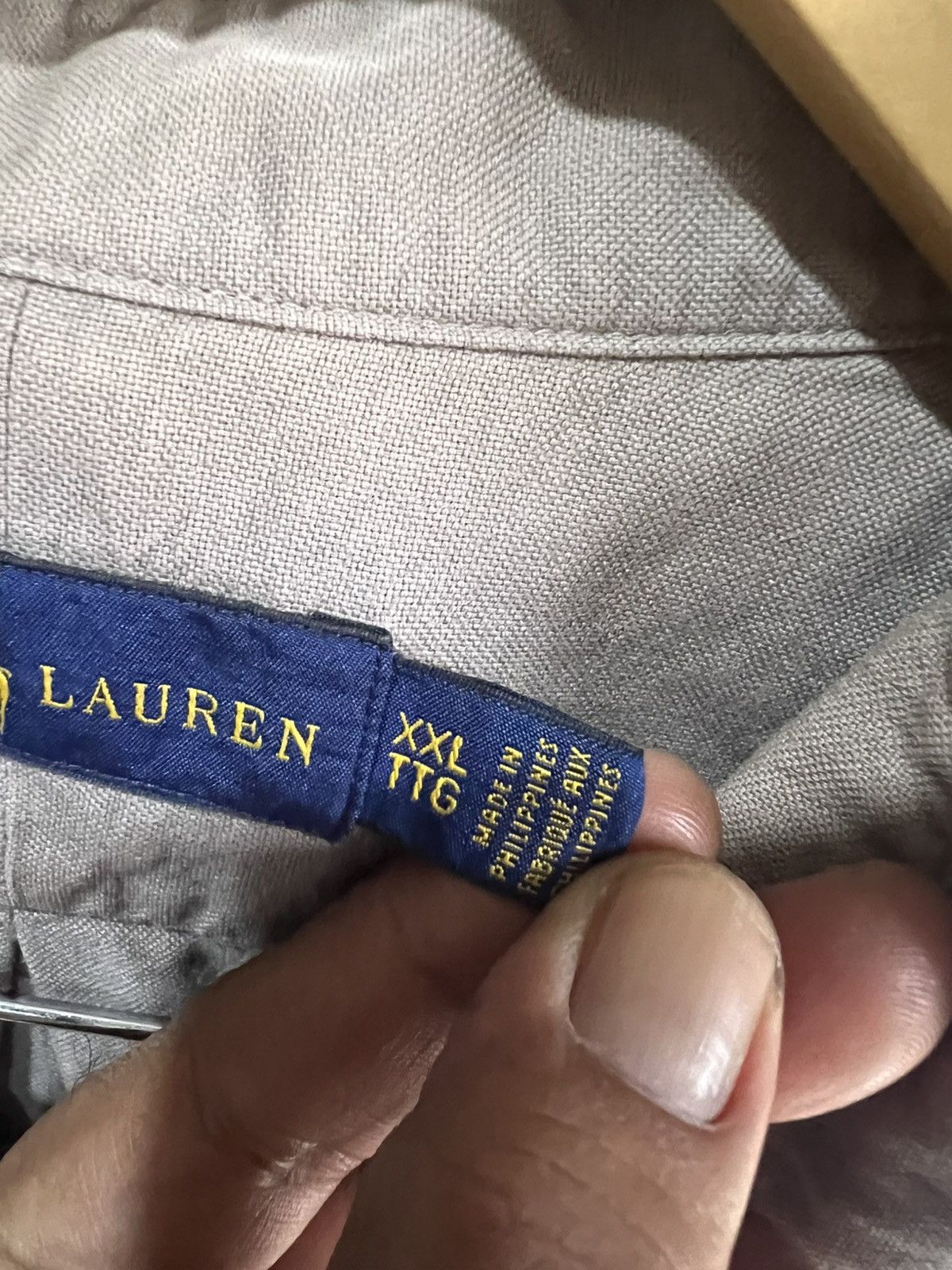 Polo Ralph Lauren 🔥Vintage Polo Ralph Lauren Long Sleeves Shirt Size US XXL / EU 58 / 5 - 14 Thumbnail