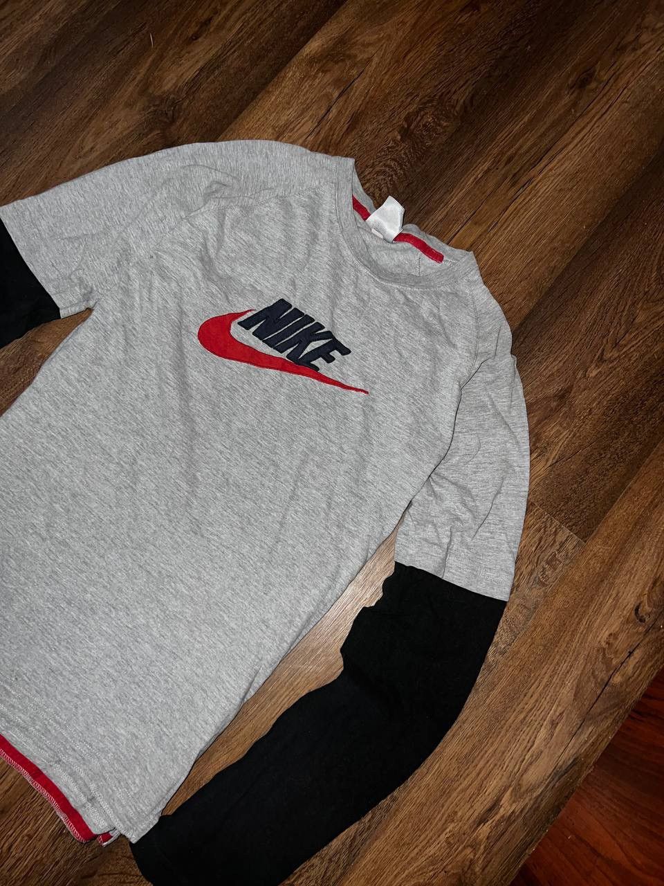 Nike × Vintage Sweatshirt Nike Vintage Big Central Logo 90s Outdoor Style Size US M / EU 48-50 / 2 - 2 Thumbnail