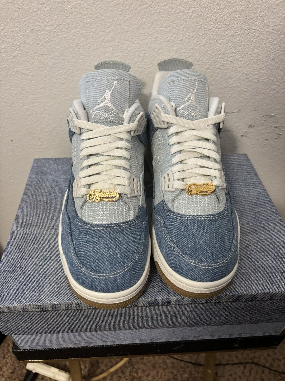 Jordan Brand Jordan 4 worn blue Size US 9.5 / EU 42-43 - 4 Thumbnail