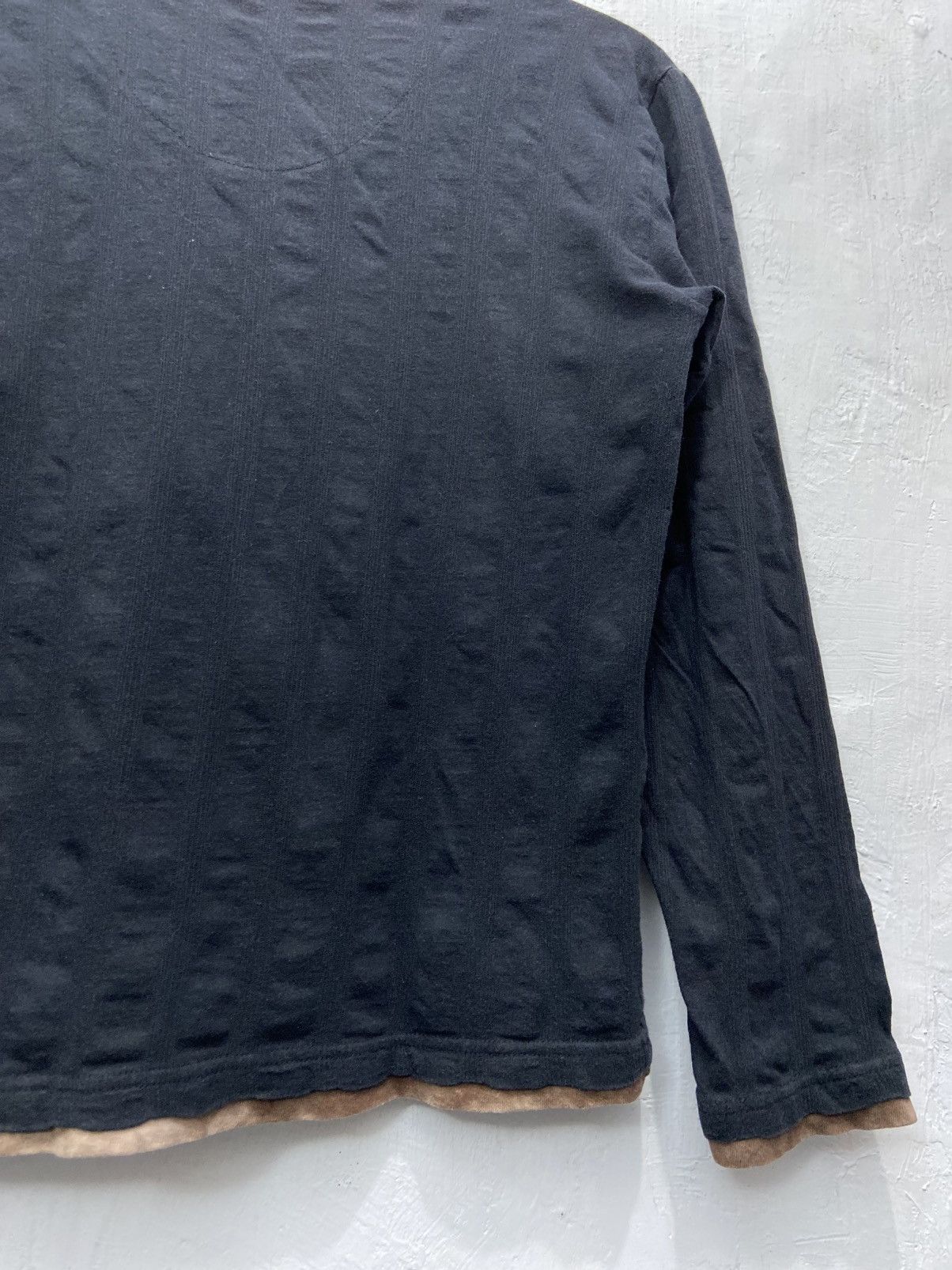 Japanese Brand Hysteric Glamour Style Y2K Double Layer Quash Long Sleeve Size US M / EU 48-50 / 2 - 10 Thumbnail