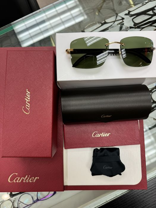 Cartier Cartier White Buffalo Horn Sunglasses C Decor White Buffs