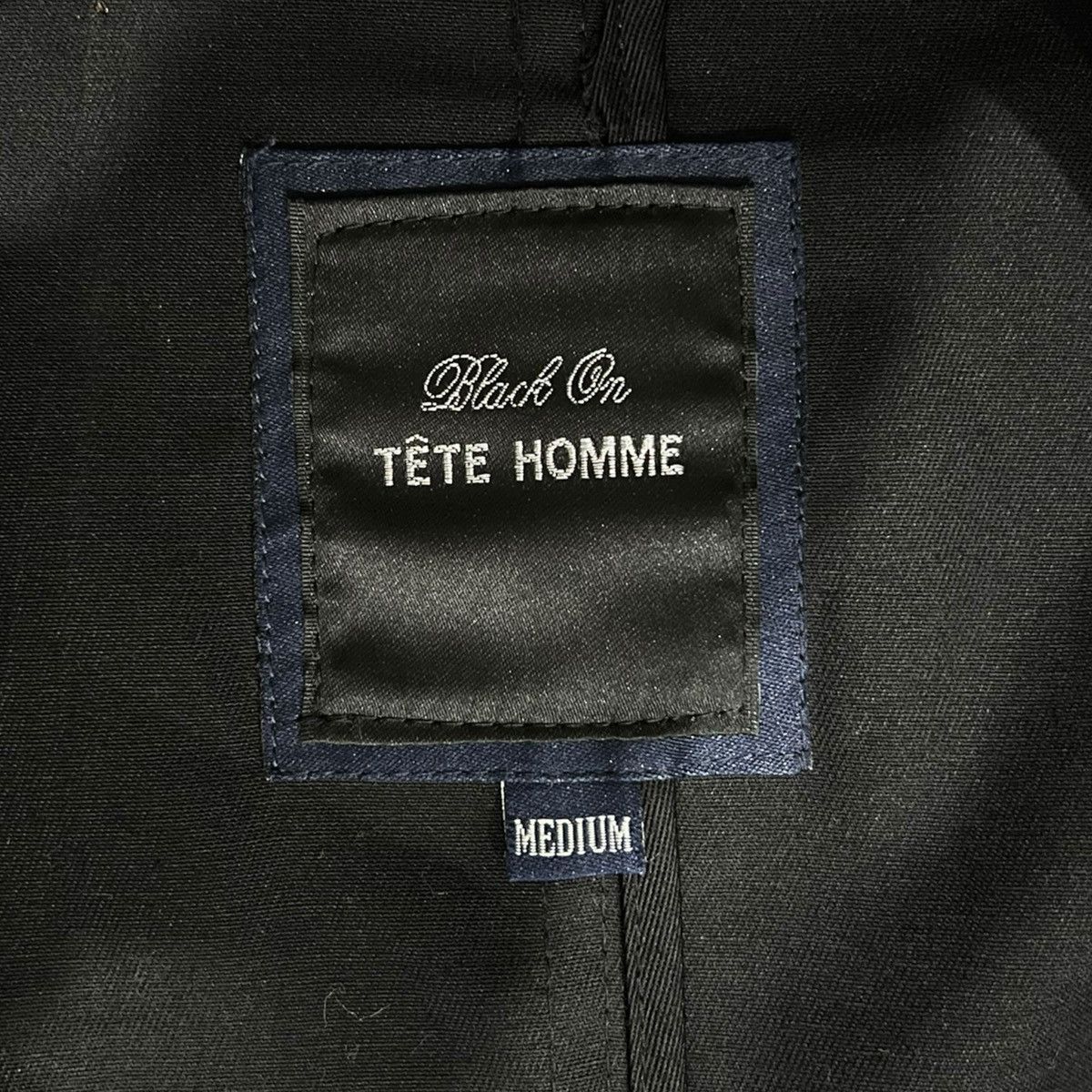 Issey Miyake × Japanese Brand × Tete Homme VINTAGE TETE HOMME SINGLE LAYER COTTON TRENCH COAT Size US S / EU 44-46 / 1 - 22 Thumbnail