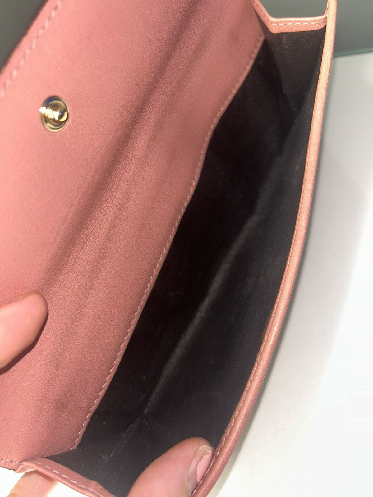Gucci Gucci GG Monogram Canvas Pink Continental Heart Wallet Size ONE SIZE - 10 Thumbnail