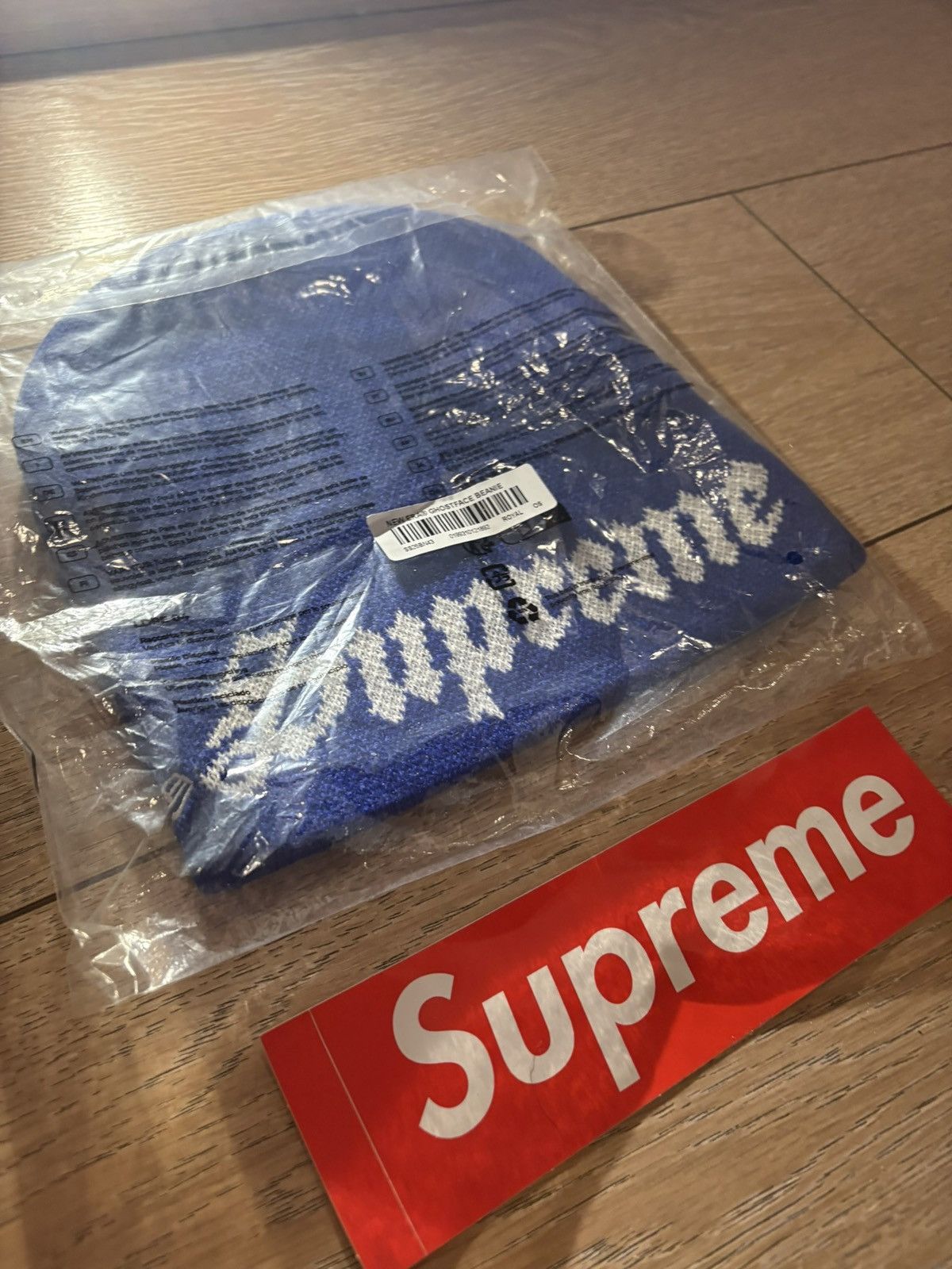 New Era × Supreme Supreme x New Era® Ghostface® Beanie - Blue Size ONE SIZE - 6 Thumbnail