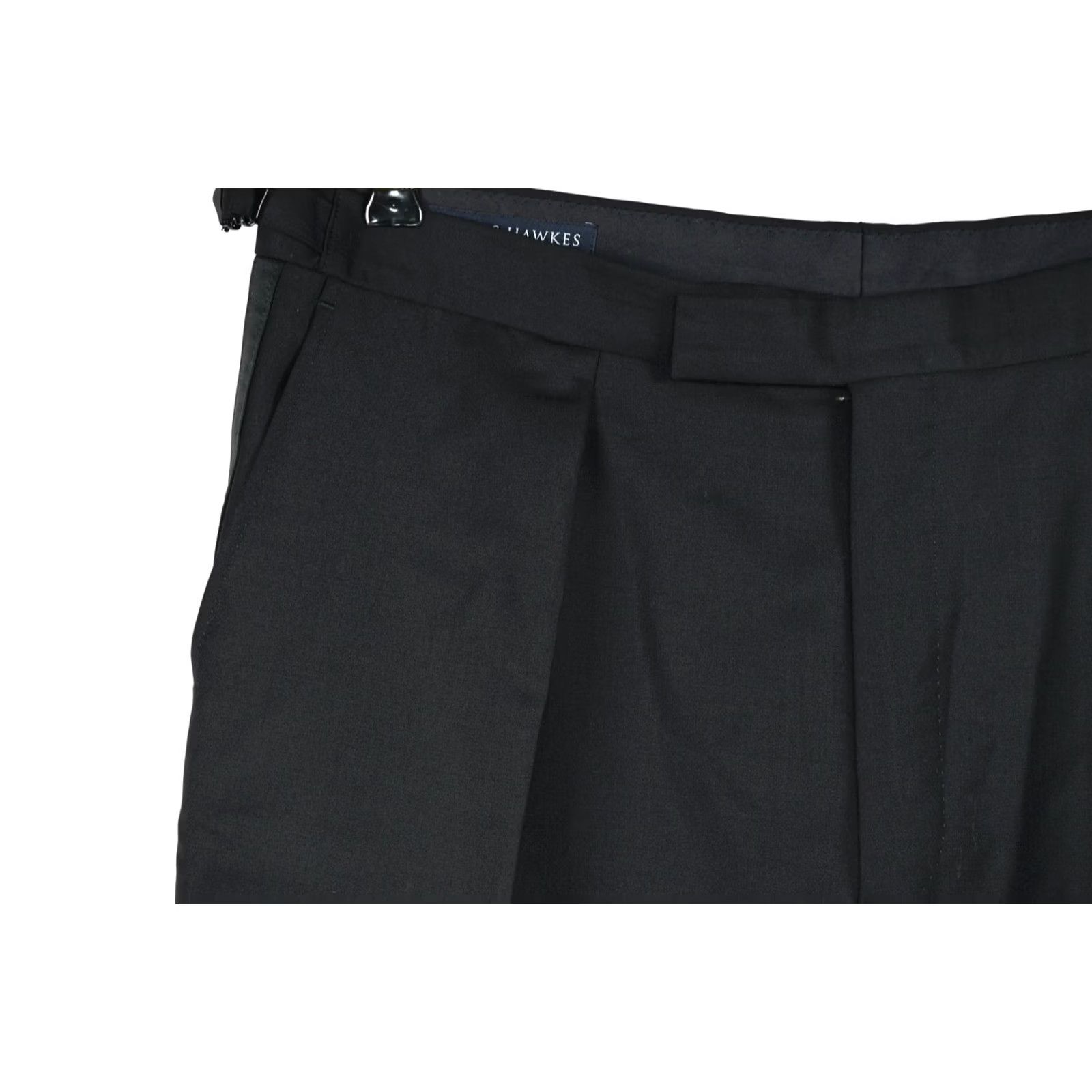 Gieves & Hawkes Gieves & Hawkes Wool Trousers with Stripes Men's 44R Black Wool Formal Pants Men 44R Vintage No (adjusted) Size US 44 / EU 60 - 6 Thumbnail