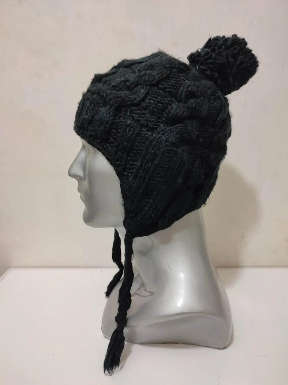 Beams Plus × Japanese Brand Beams Black Knitted Trapper Hats Size ONE SIZE - 3 Thumbnail
