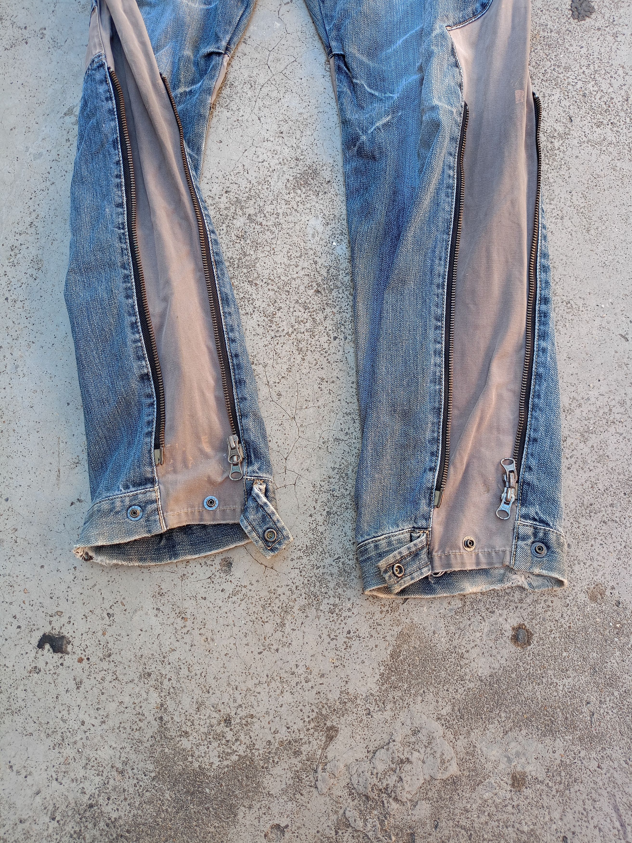 Hysteric Glamour 💥 punk distressed ppfm /full zipper super rare 💥 Size US 30 / EU 46 - 2 Thumbnail