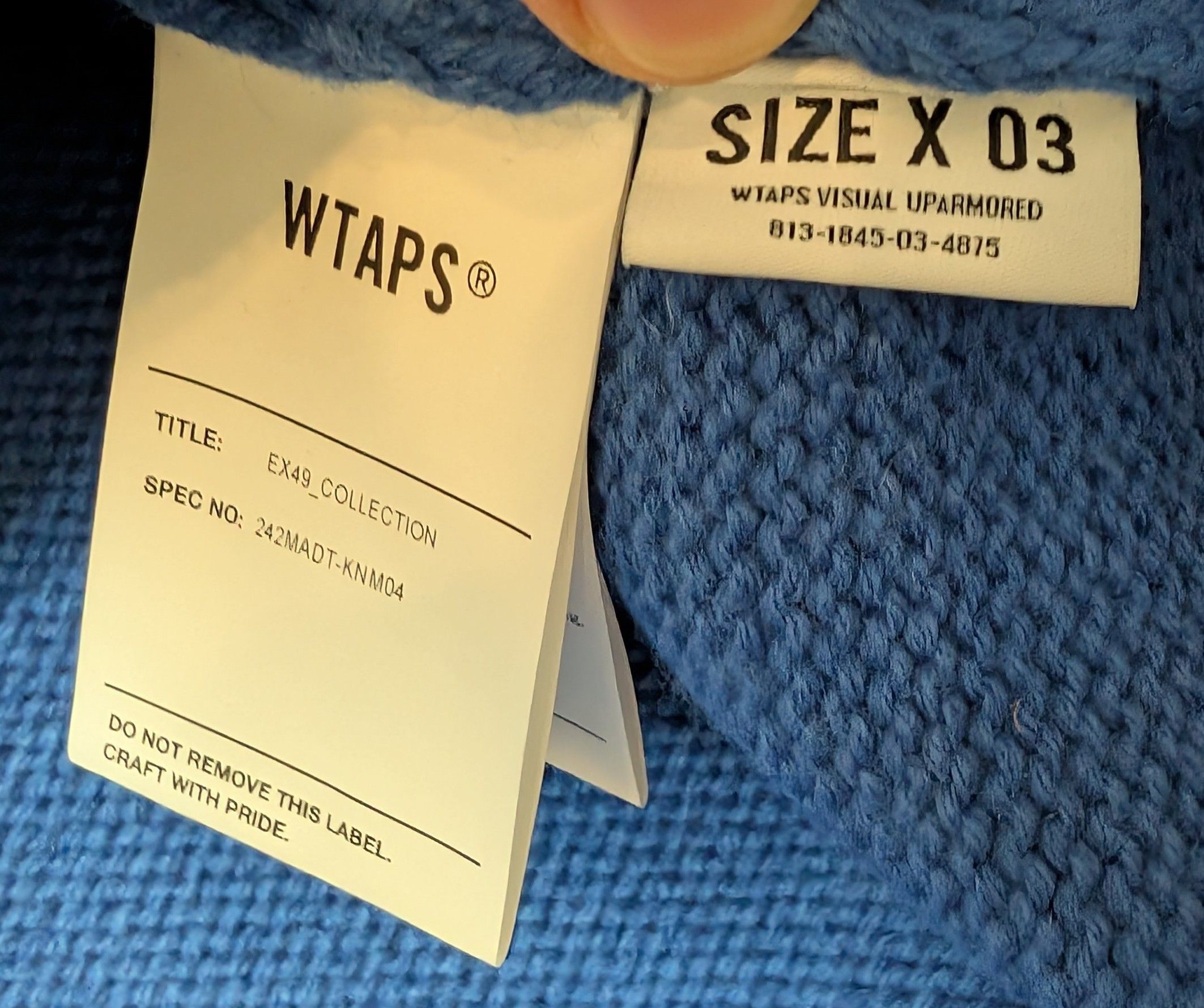 Wtaps WTAPS Knit Poly Sweatshirt Made in Japan Size US L / EU 52-54 / 3 - 5 Thumbnail