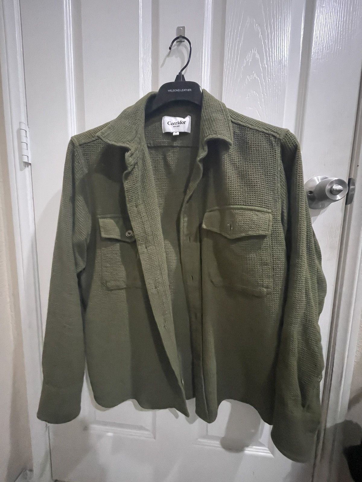 Corridor Corridor waffle flannel long sleeve button up Size US M / EU 48-50 / 2 - 1 Thumbnail