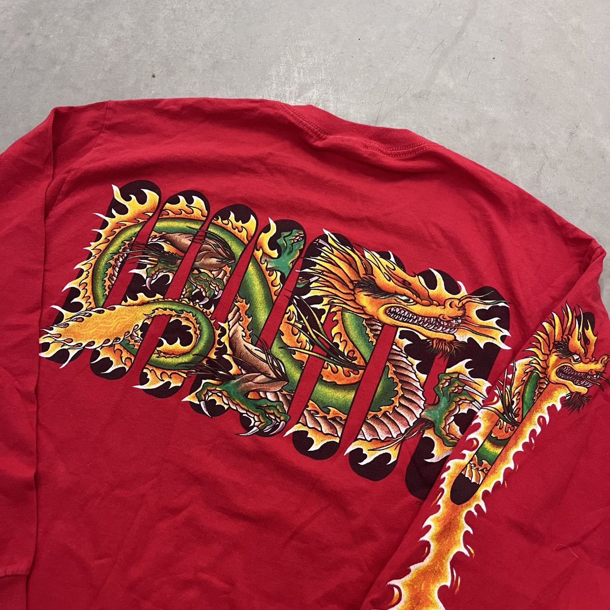 JNCO × Vintage Vintage Y2K Jnco Skater Style Dragon Snowboard Skater sleeve Size US L / EU 52-54 / 3 - 2 Thumbnail
