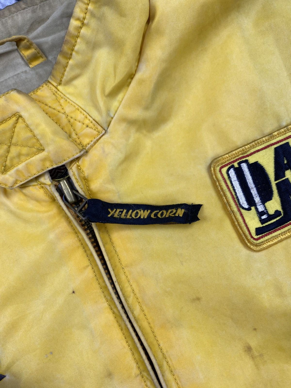 YELLOW CORN Vintage Yellow Corn Sledge Hammer Racing Zipper Jacket Size US XL / EU 56 / 4 - 10 Thumbnail