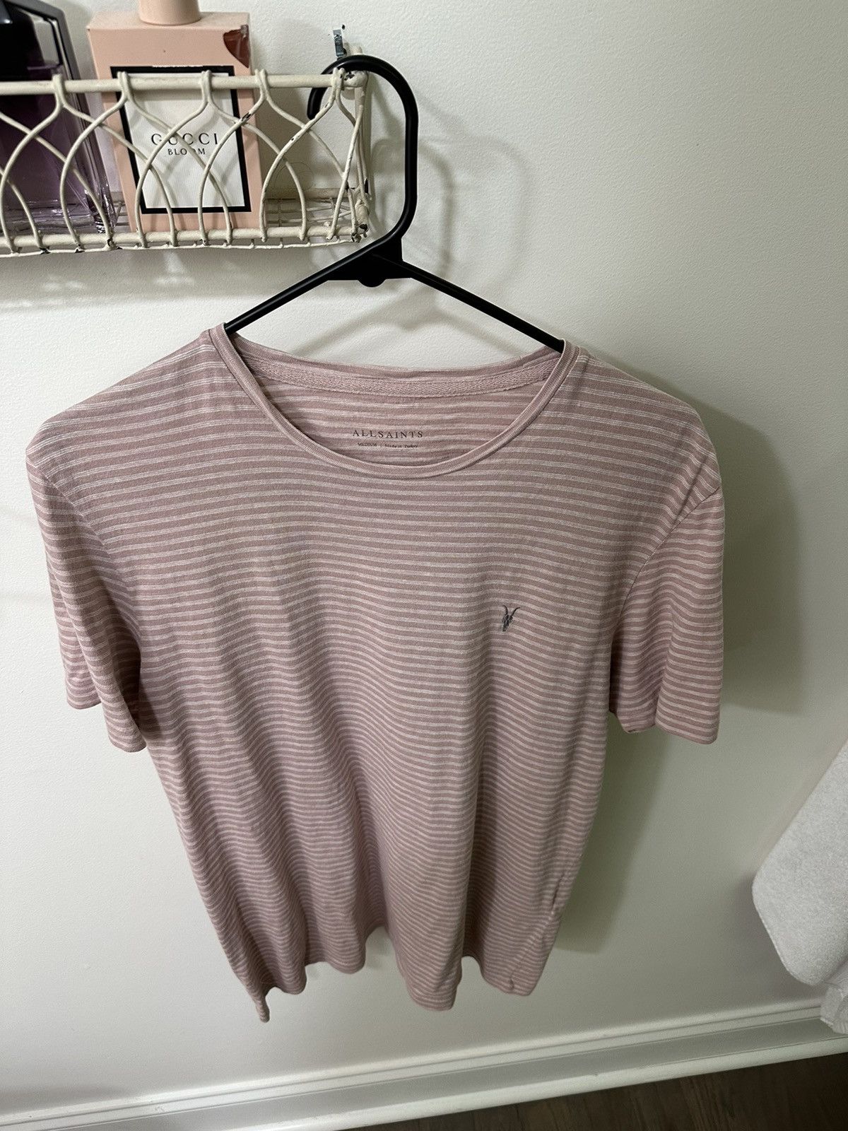 Allsaints AllSaints Pink Striped shirt medium GREAT CONDITION Size US M / EU 48-50 / 2 - 1 Thumbnail