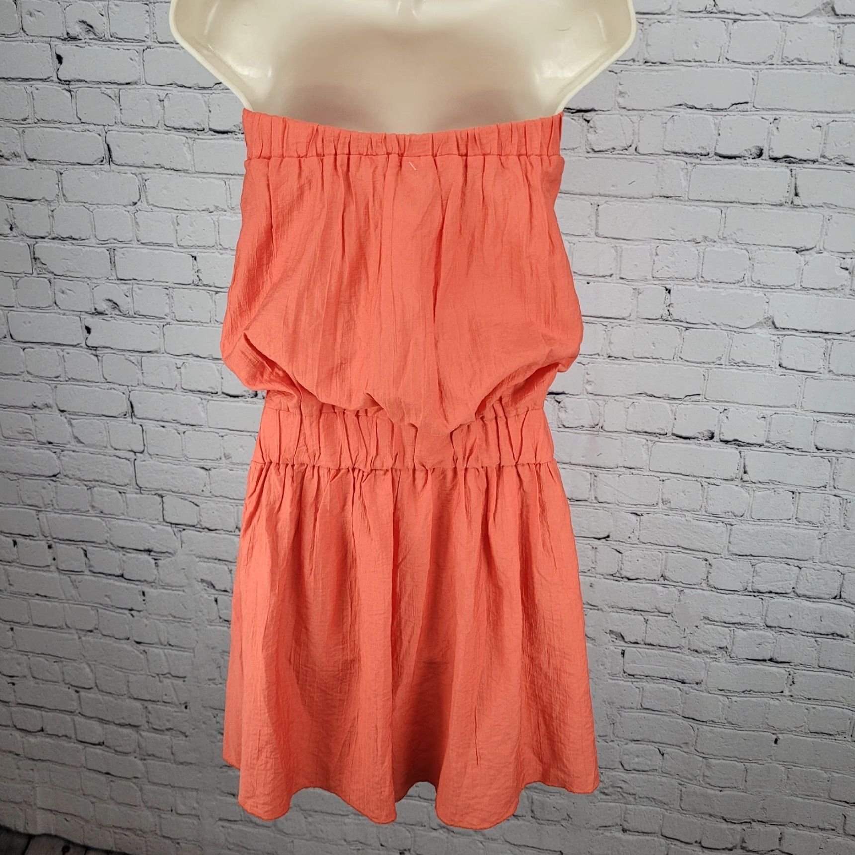 Vintage Kiss Our Glitz Romper NWT Orange Sunshine Sippin Sleeveless Lightweight XL Size 40" / US 18 - 2 Thumbnail