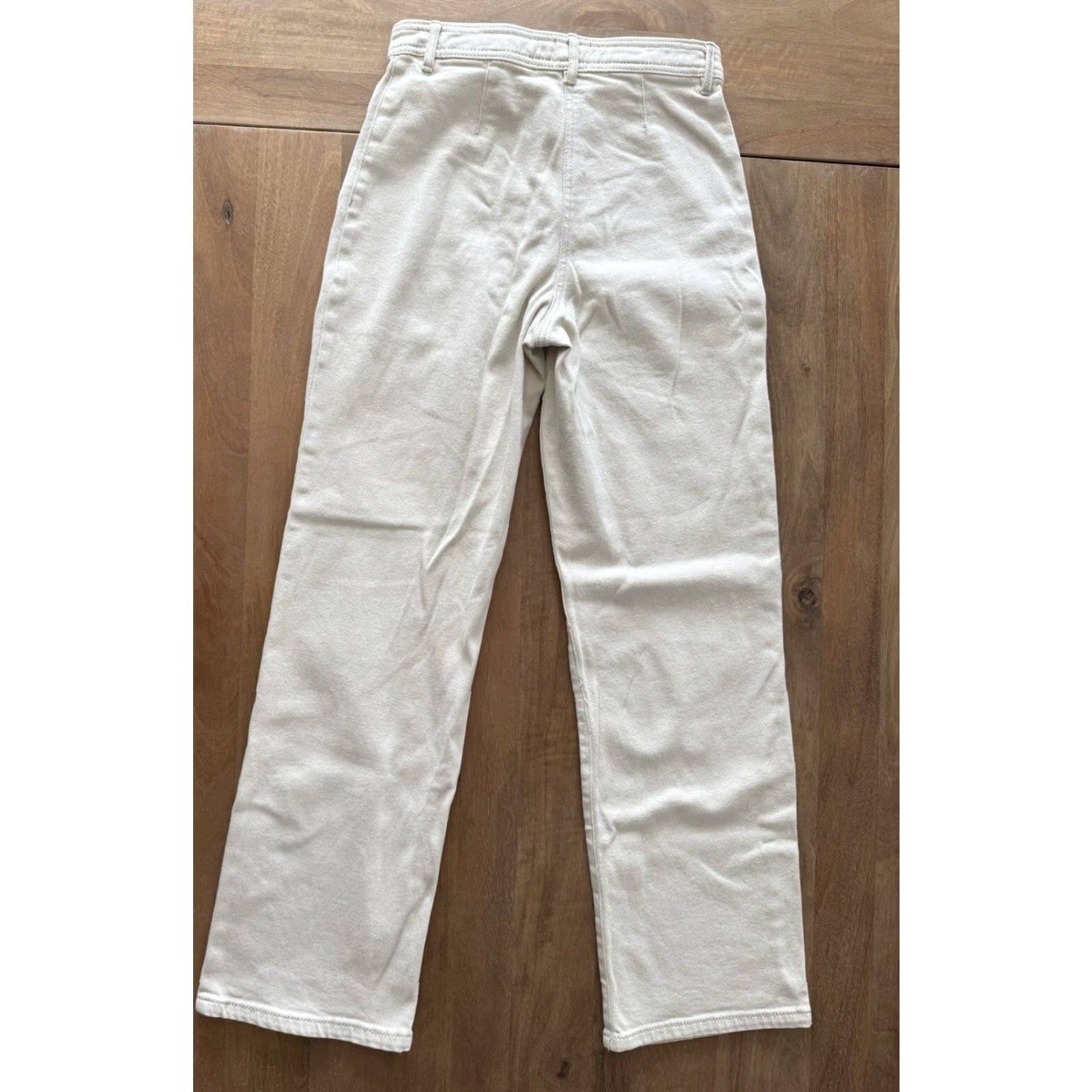 Aritzia Aritzia Wilfred Free Ivory Straight Leg Modern Utility Pants Womens 0 Kant City 90s Hip Hop Grunge Punk Hipster School Casual Travel Size 25" / US 0 / IT 36 - 2 Thumbnail