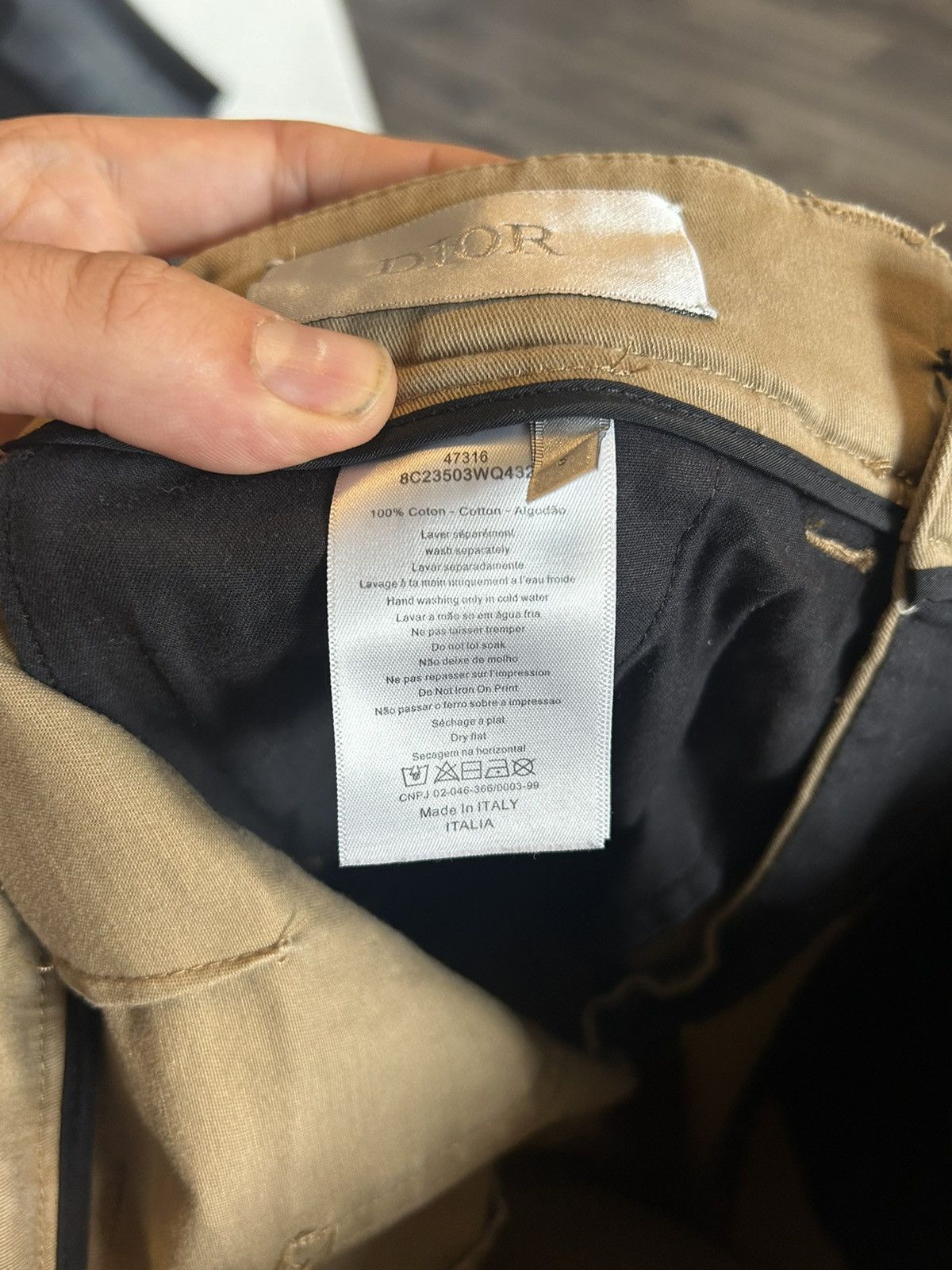 Dior Dior FW20 Military Bondage Pants Size US 30 / EU 46 - 14 Thumbnail