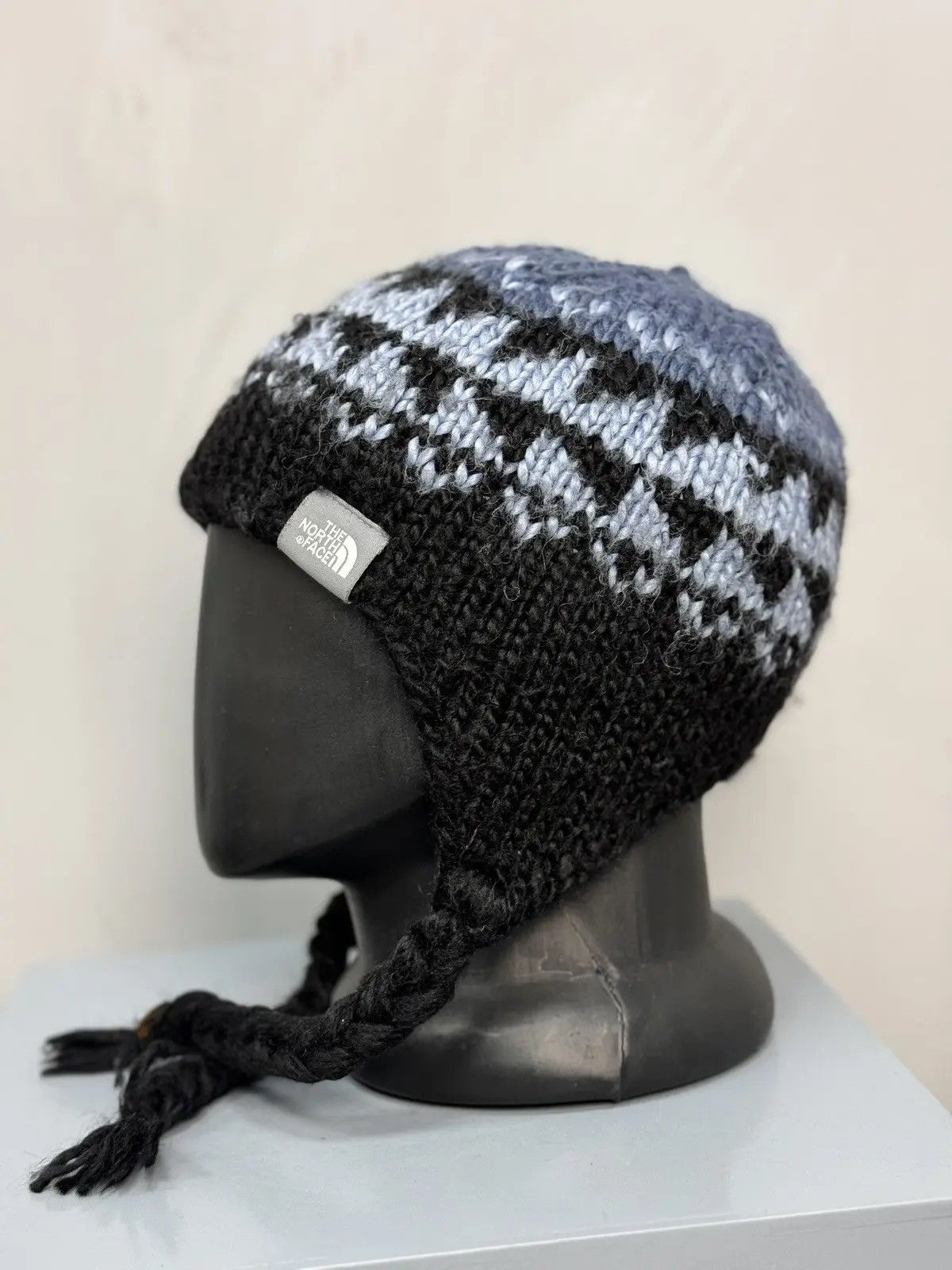 The North Face × Vintage Vintage wool The north face beanie hat TNF Y2K Japanese Size ONE SIZE - 4 Thumbnail